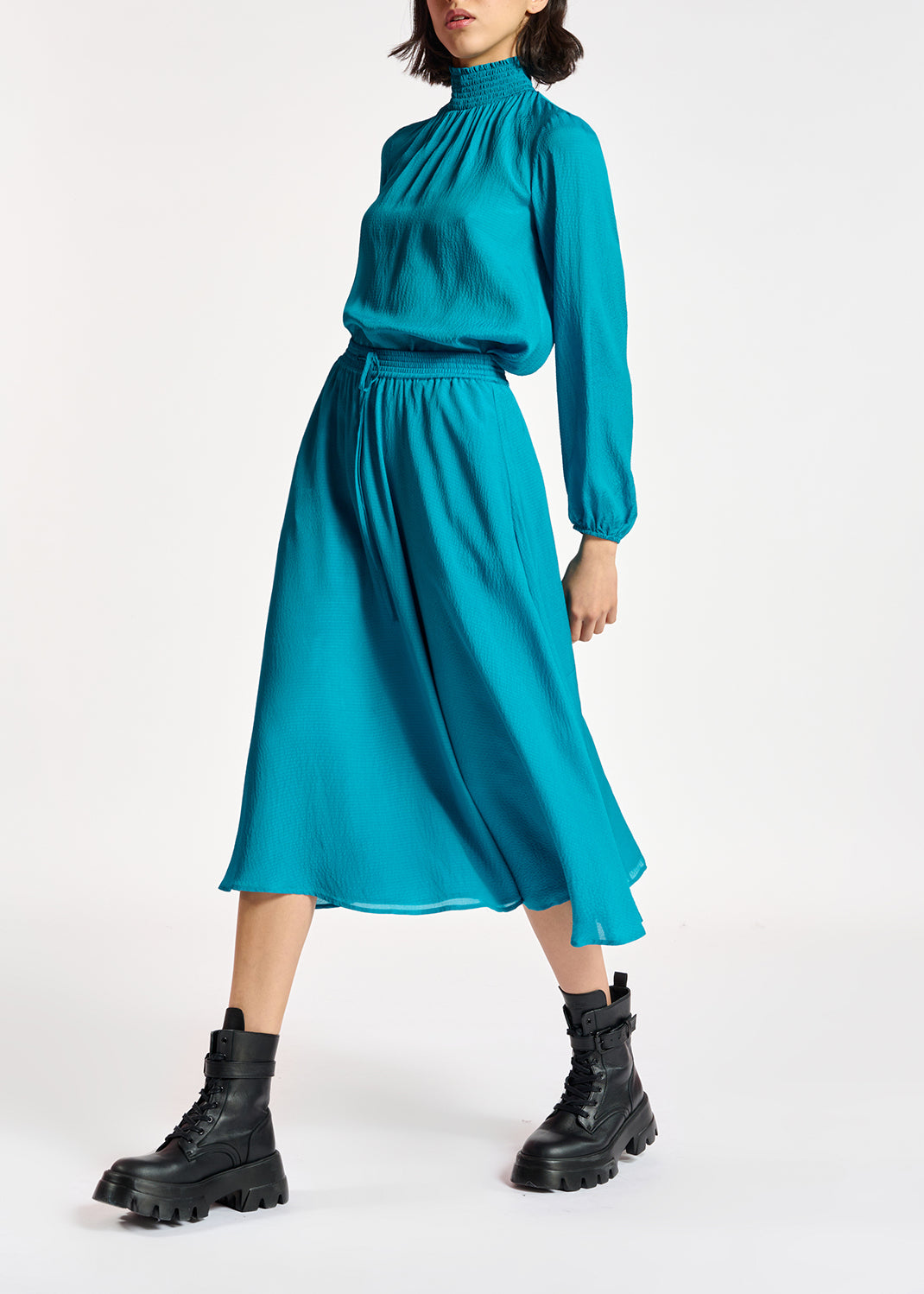 Blue loose-fit top RE—SSENTIEL | Essentiel second hand