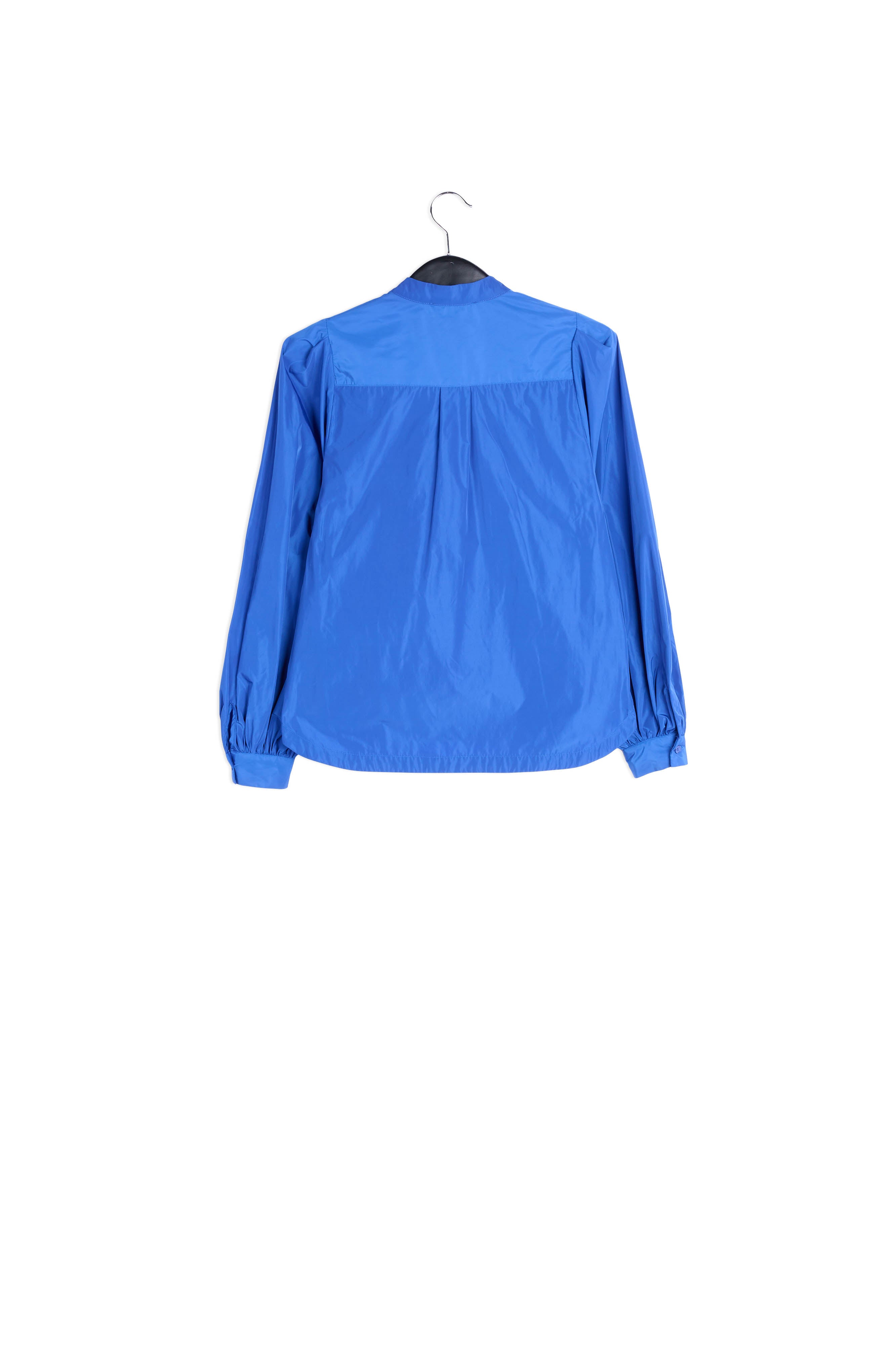 Blue puffed-sleeve top RE—SSENTIEL | Essentiel second hand
