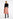 Stripe and red floral print A-line skirt Faume - seconde main