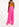 Pantalon fuchsia à jambes larges Faume - seconde main