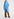 Blue midi-length mohair-blend cardigan Faume - seconde main