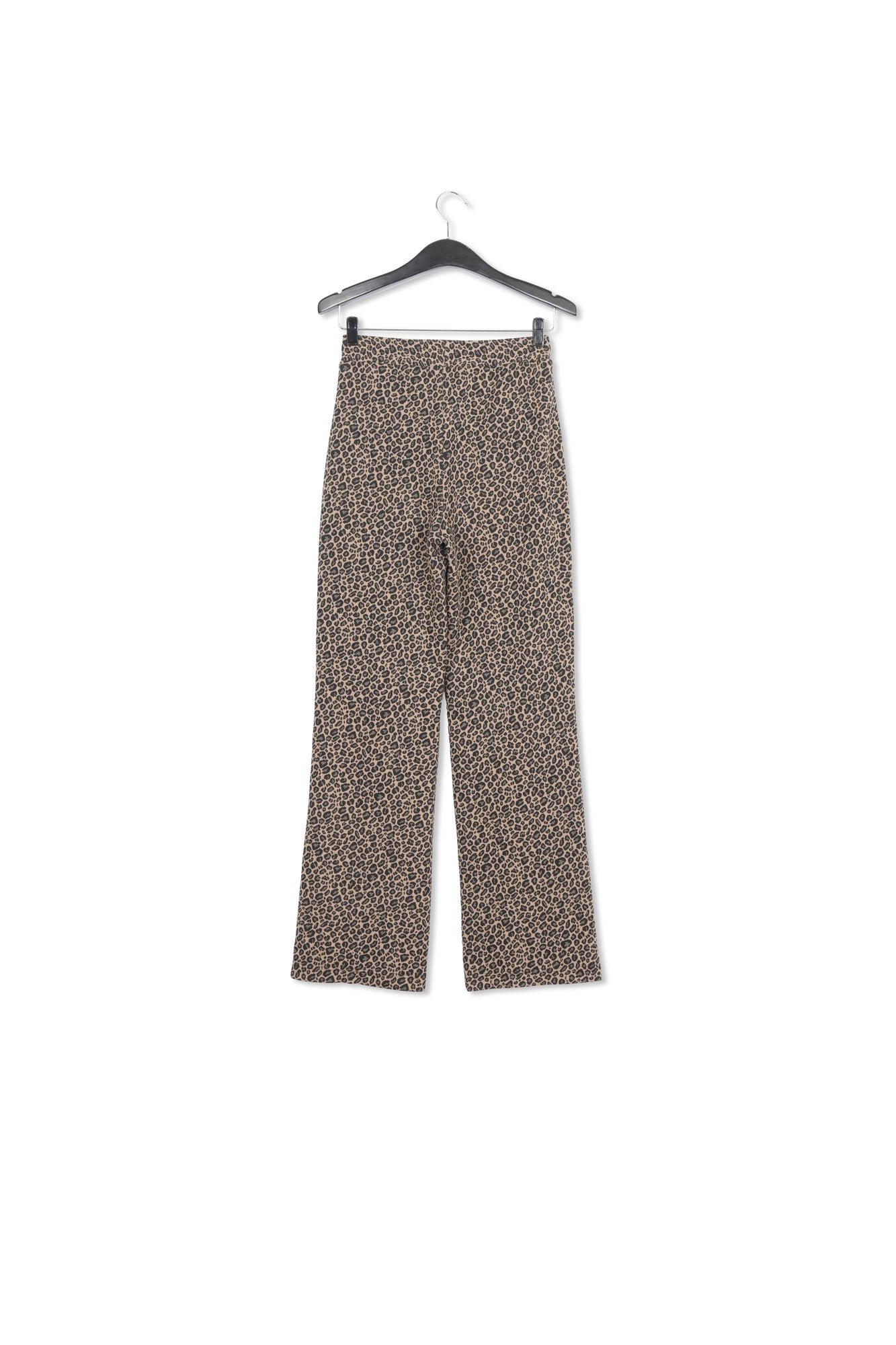 Leopard motif jacquard-knit pants RE—SSENTIEL | Essentiel second hand