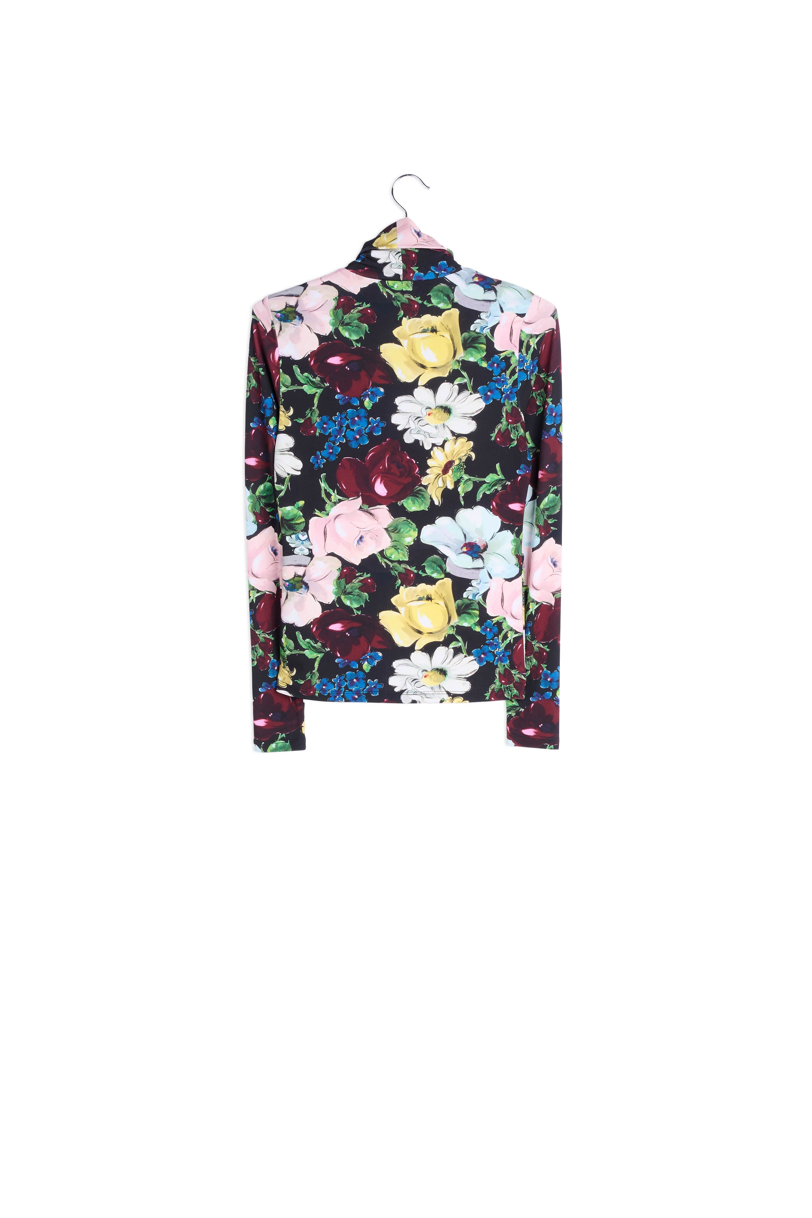 Text print turtleneck top RE—SSENTIEL | Essentiel second hand