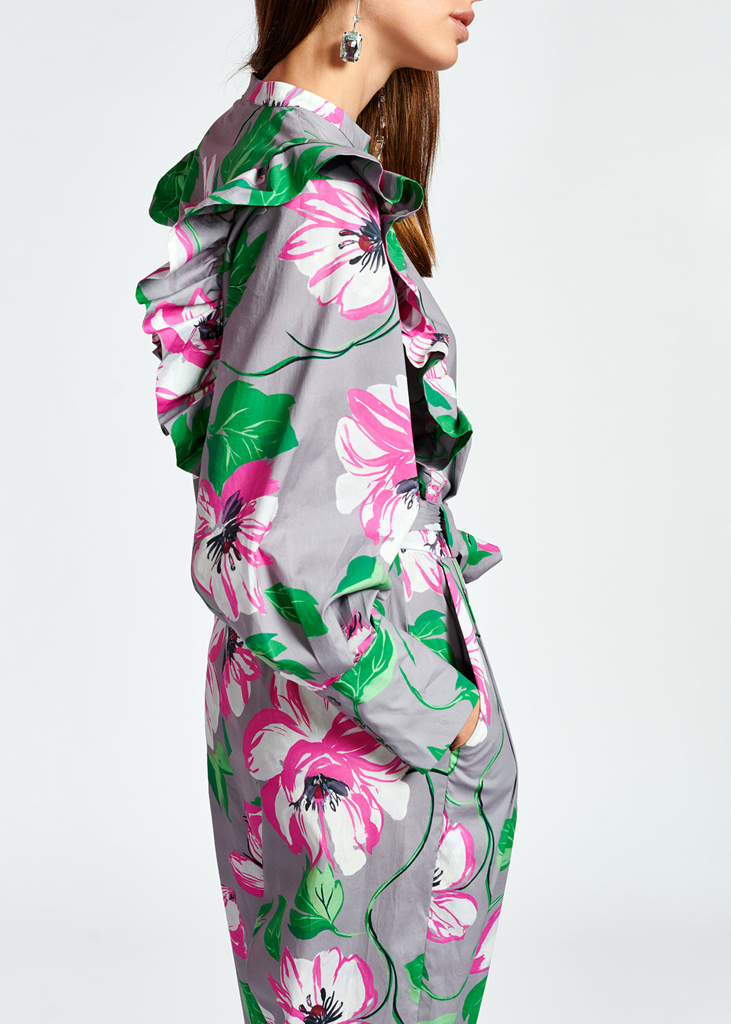 Ruggle sleeve jumpsuit RE—SSENTIEL | Essentiel second hand