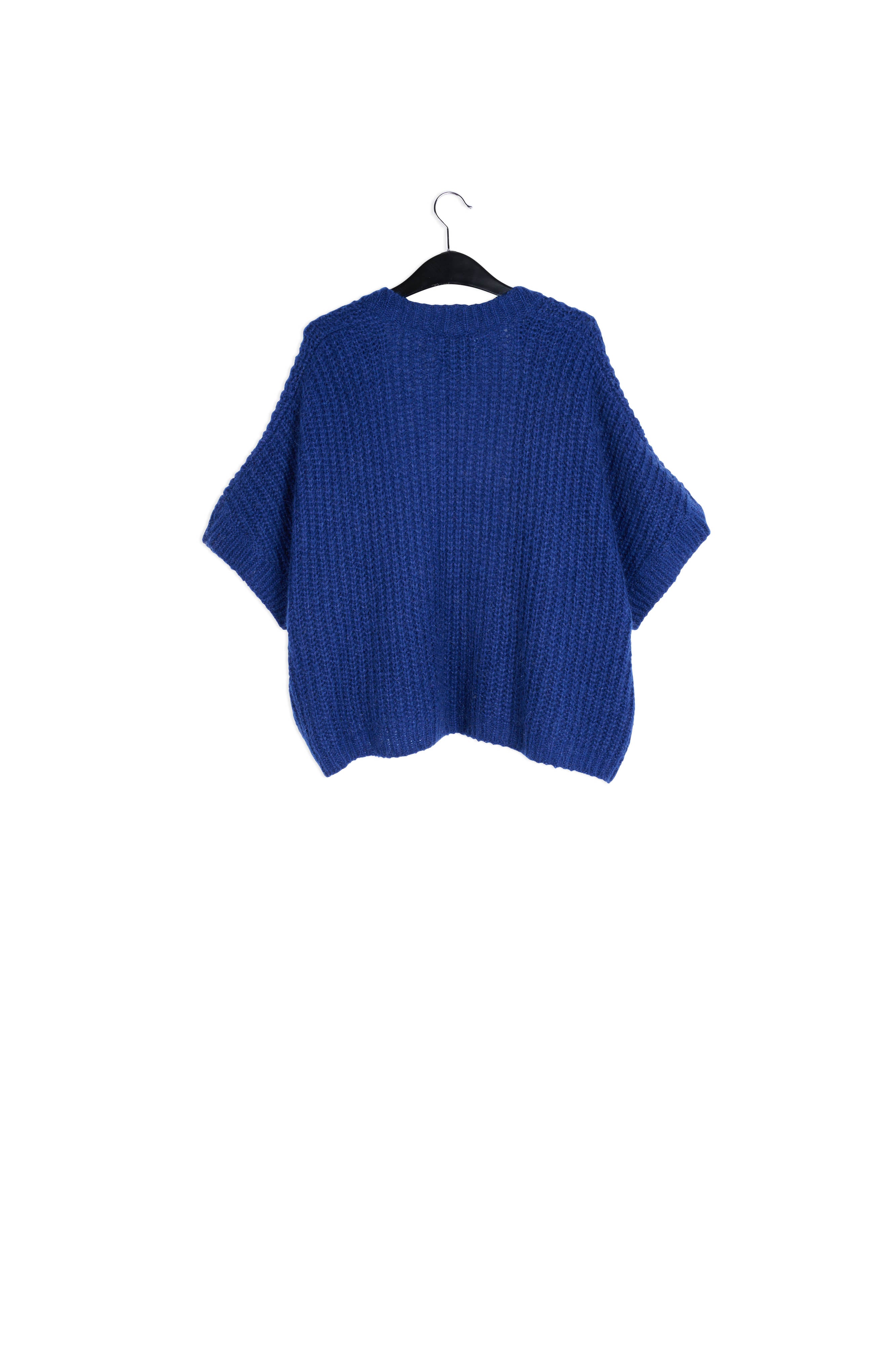 Blue mohair-blend cardigan RE—SSENTIEL | Essentiel second hand