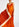 Maxi robe orange à teinture tie-dye Faume - seconde main