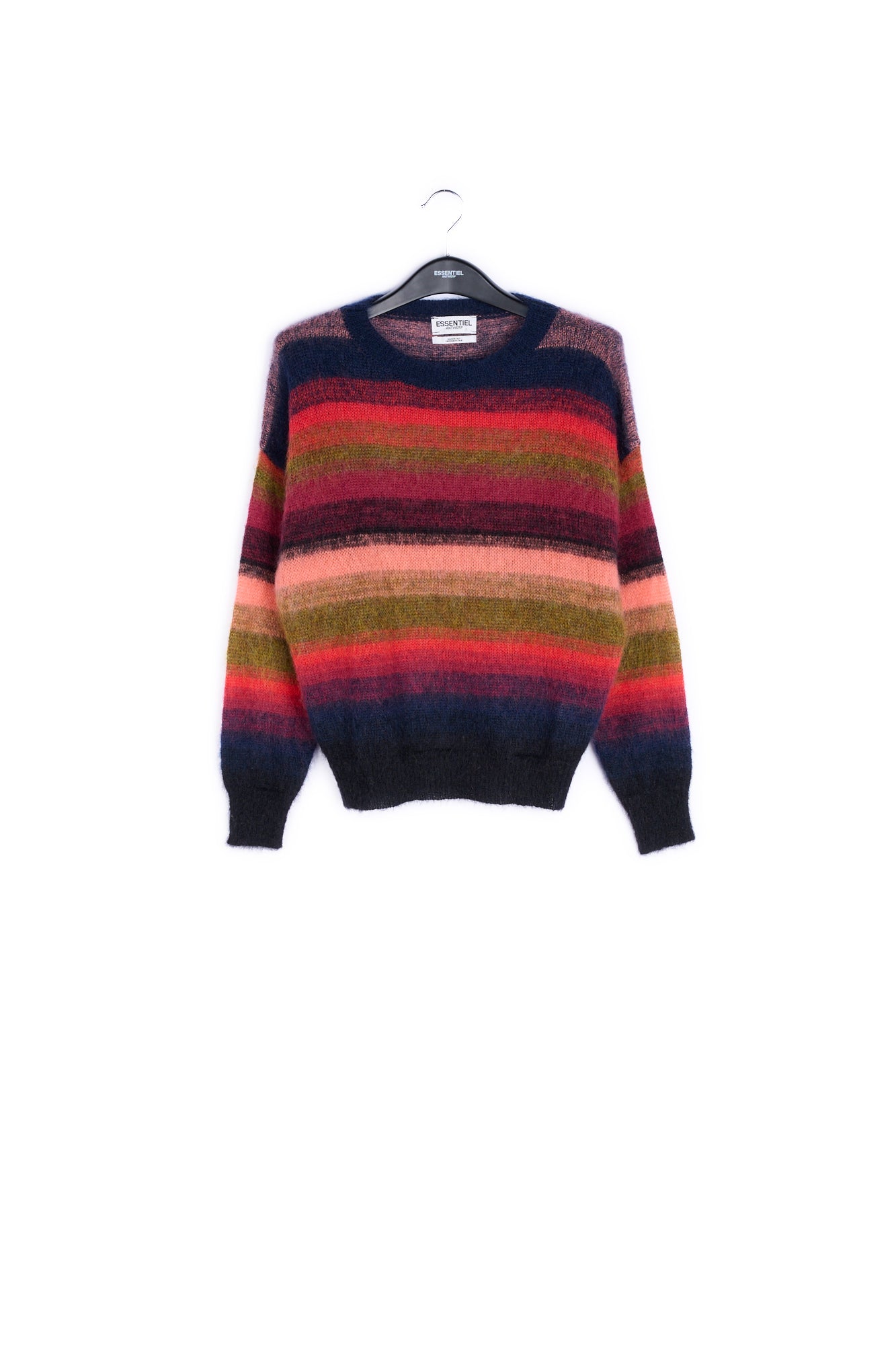 Red, pink and blue stripped knit RE—SSENTIEL | Essentiel second hand