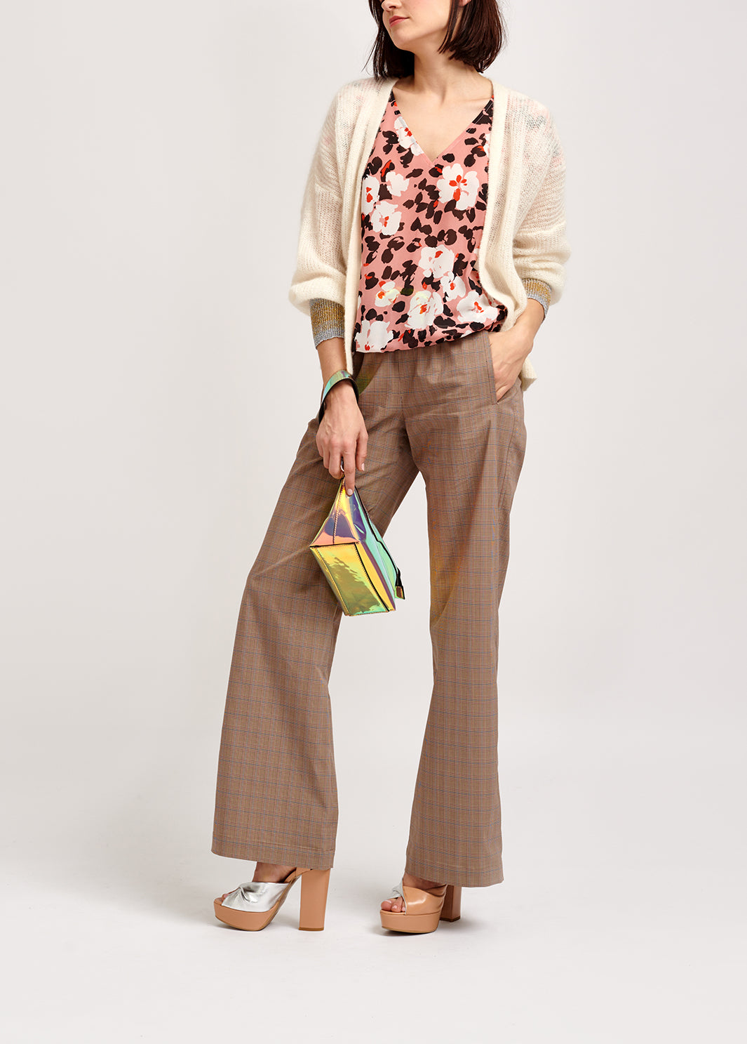 Top rose à imprimé floral RE—SSENTIEL | Essentiel second hand