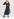 Dark blue polka dot wrap maxi dress Faume - seconde main