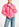 Neon pink jacquard bomber jacket Faume - seconde main