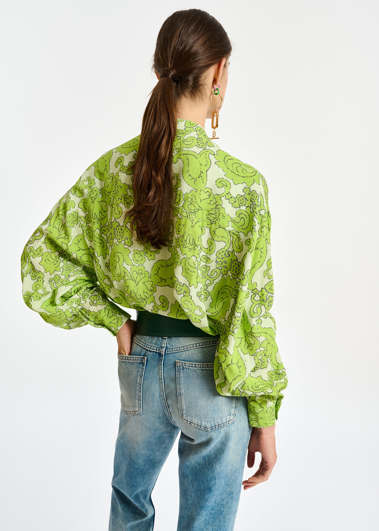 Multicolor floral-print shirt RE—SSENTIEL | Essentiel second hand