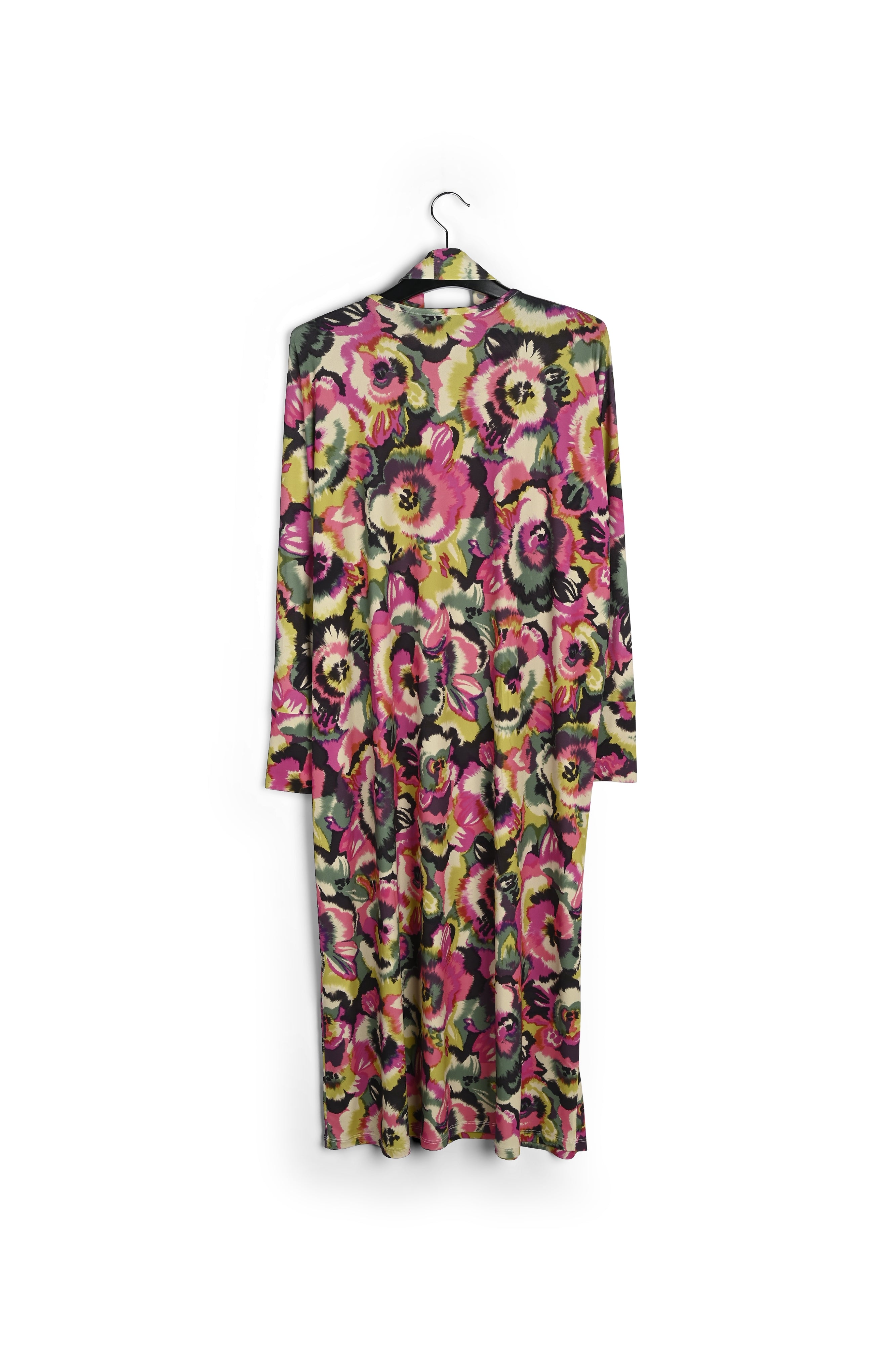 Kleurrijke midi-jurk met bloemenprint RE—SSENTIEL | Essentiel second hand