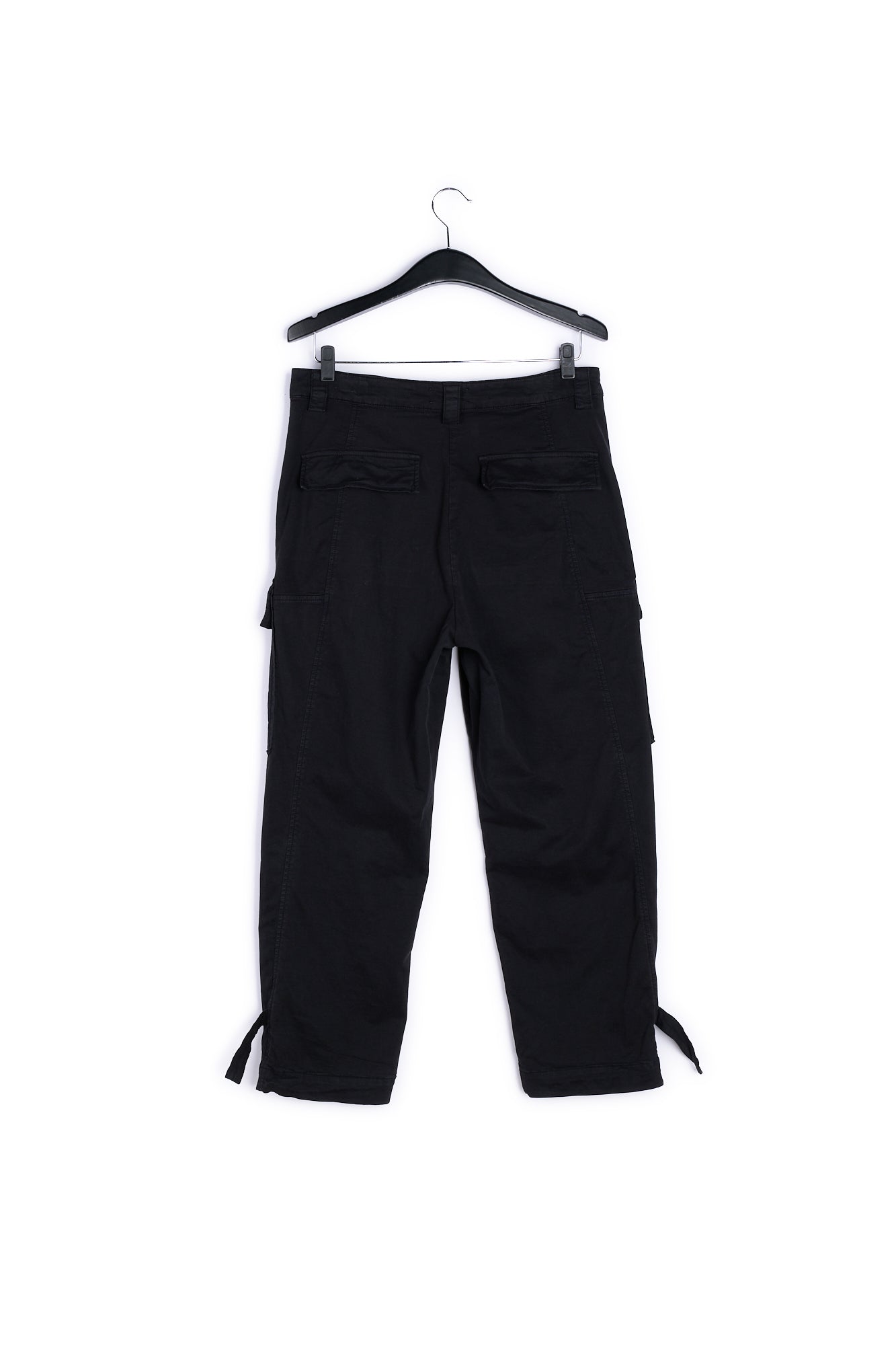 Black cargo trousers RE—SSENTIEL | Essentiel second hand