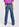 Blauwe jeansbroek met wijde snit Faume - seconde main