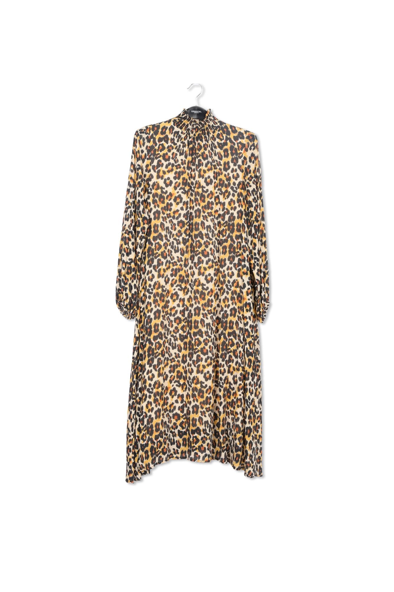 Leopard-print midi-length dress RE—SSENTIEL | Essentiel second hand