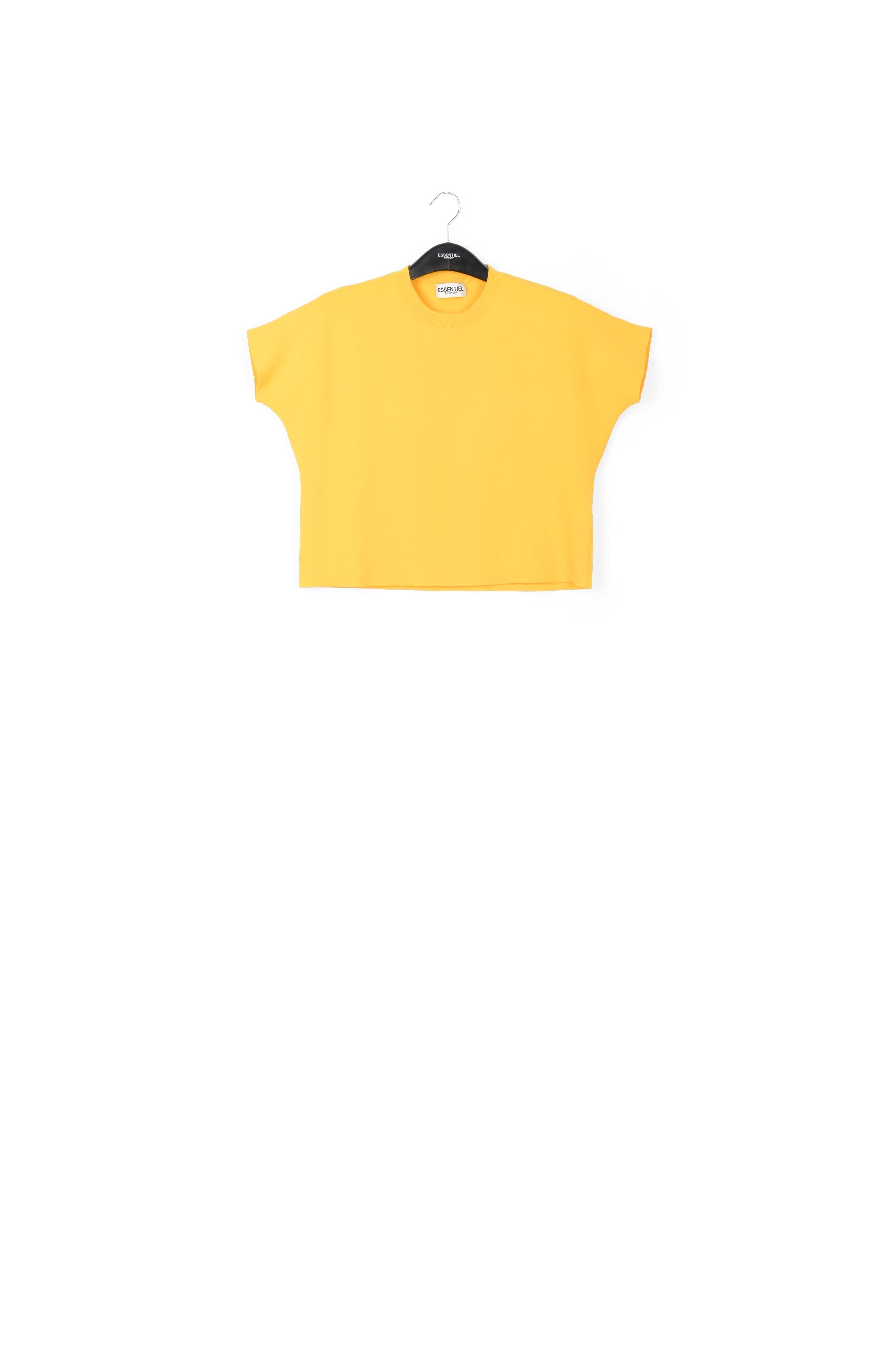 Top en tricot jaune RE—SSENTIEL | Essentiel second hand