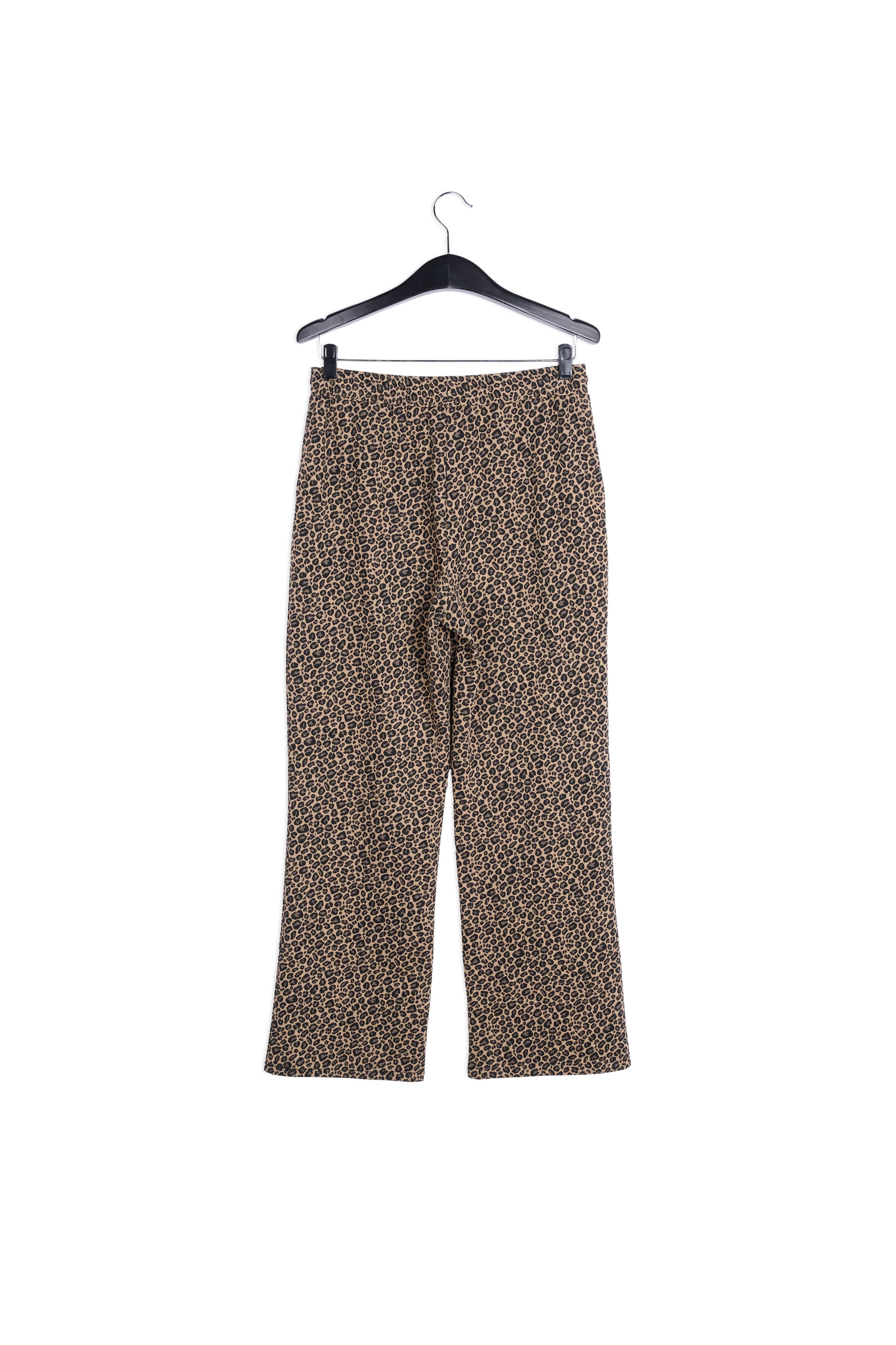 Pantalon en tricot jacquard à carreaux RE—SSENTIEL | Essentiel second hand