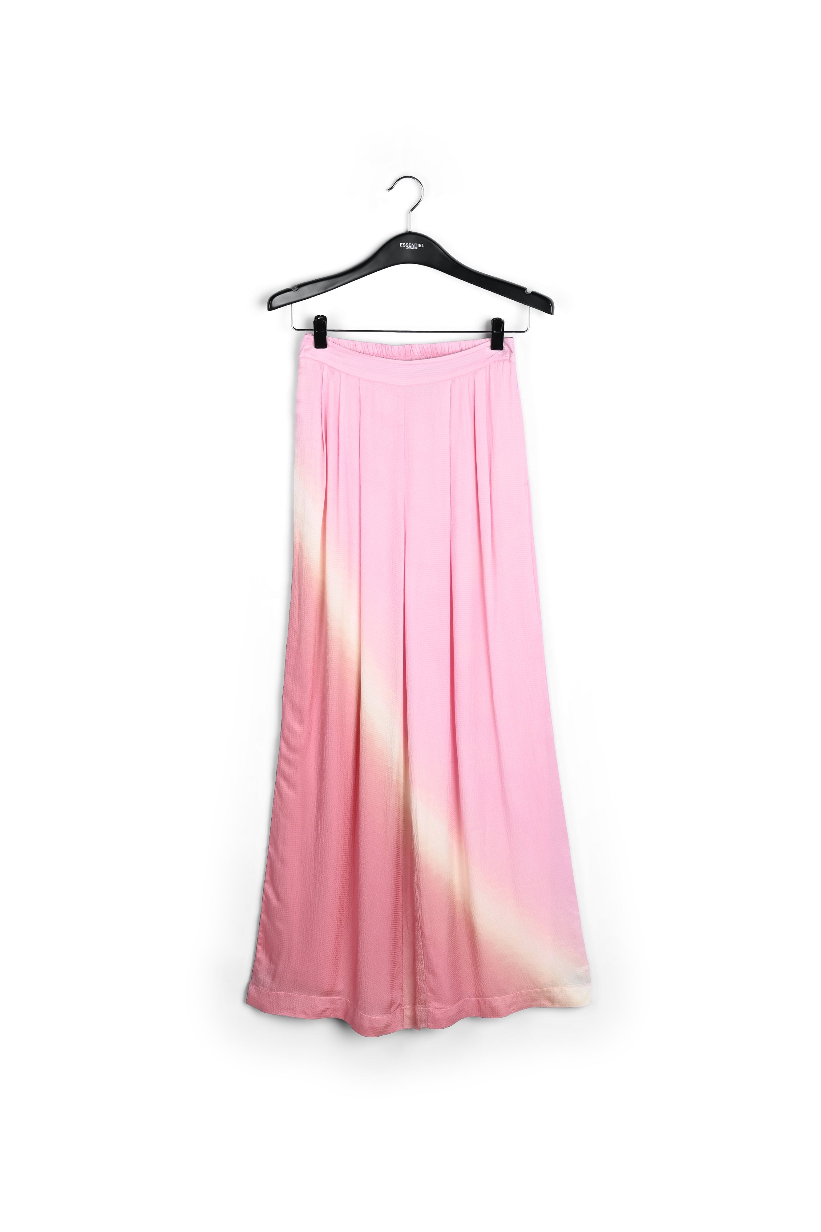 Light pink wide-leg tie-dye pants RE—SSENTIEL | Essentiel second hand