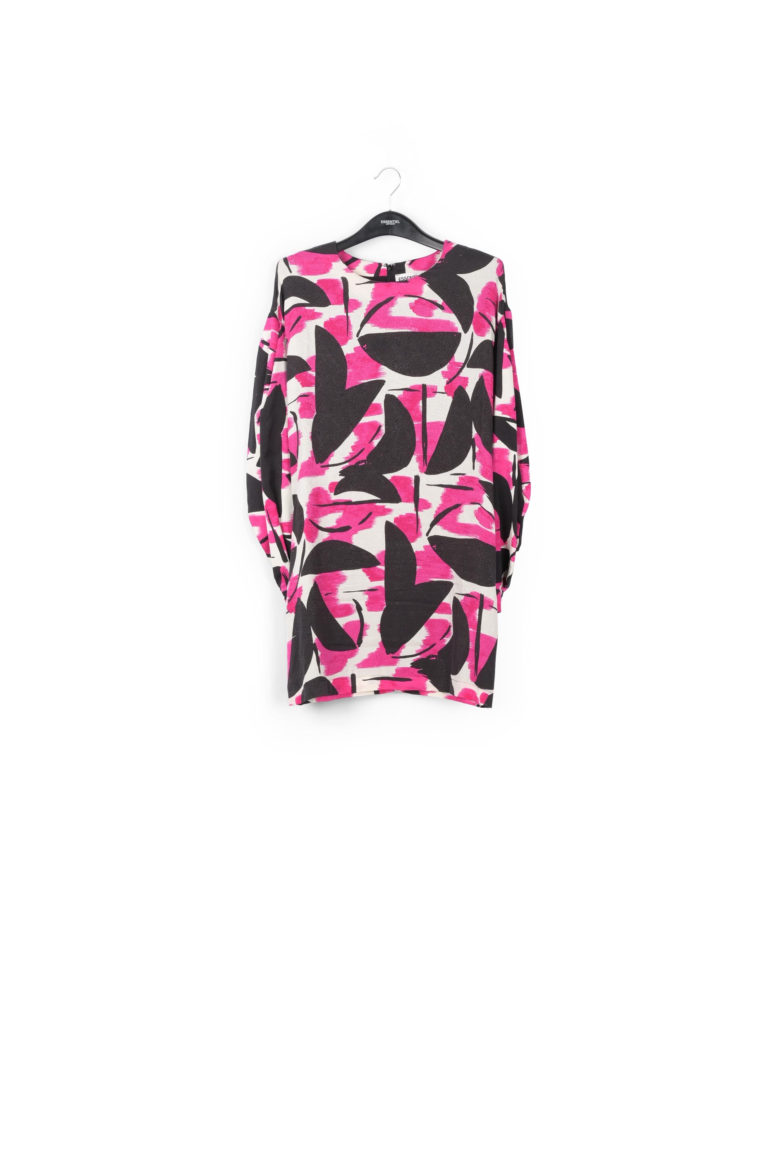 Mini robe à imprimé rose, noir et blanc classé RE—SSENTIEL | Essentiel second hand