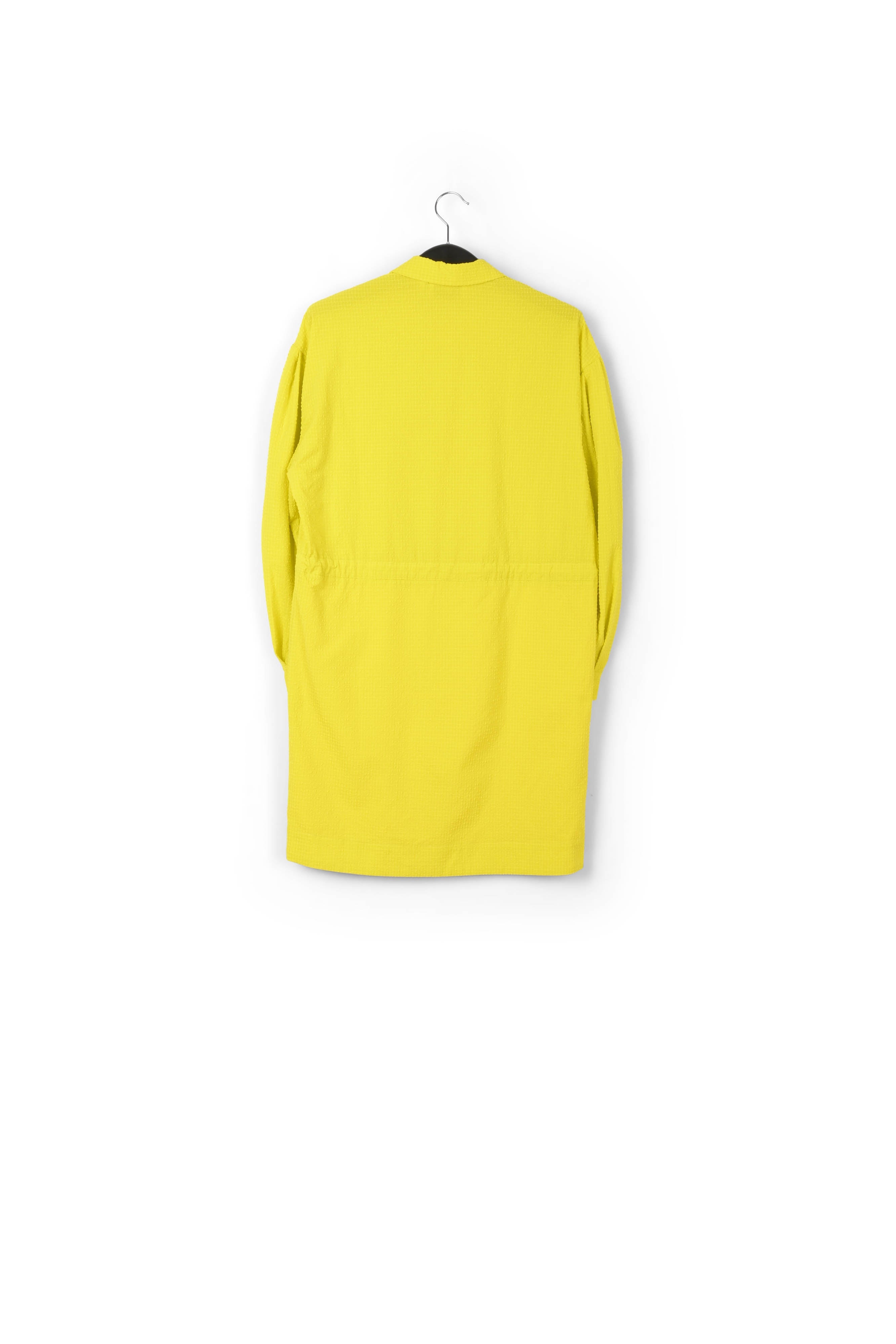 Yellow mini dress with voluminous sleeves RE—SSENTIEL | Essentiel second hand