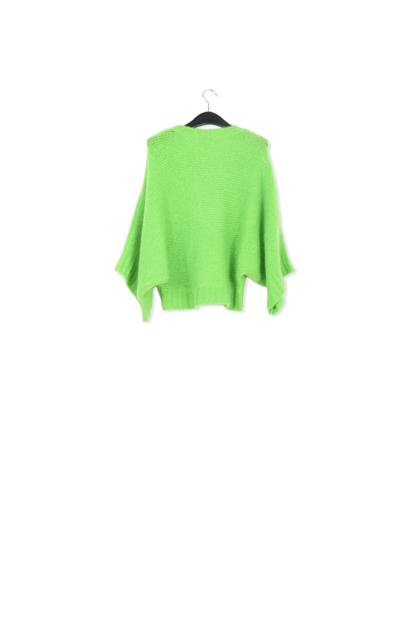 Green knit sweater with cape effect RE—SSENTIEL | Essentiel second hand