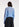 Blauwe oversized trui in mohairmix Faume - seconde main