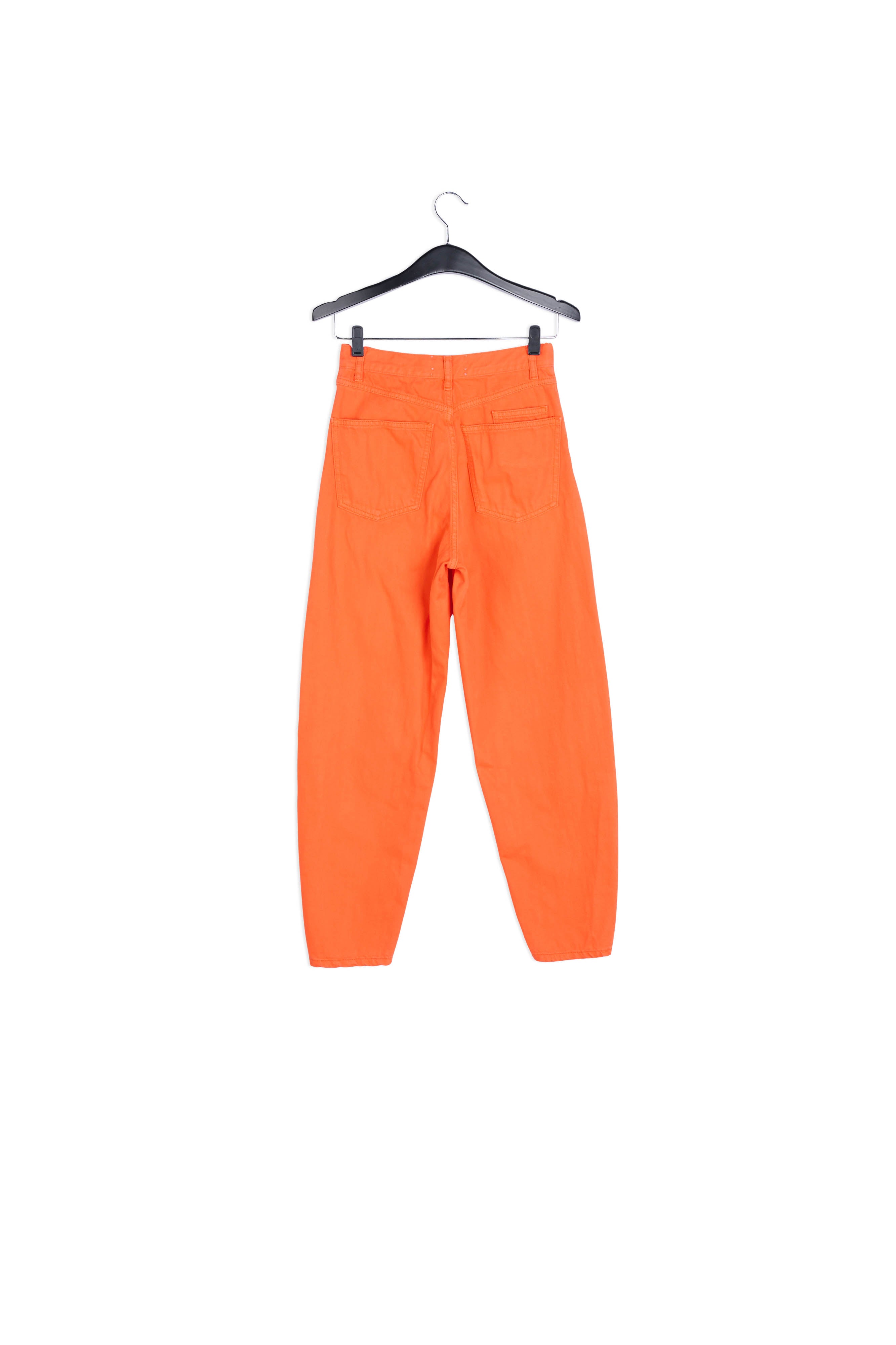 Orange high-waisted loose-fit jeans RE—SSENTIEL | Essentiel second hand