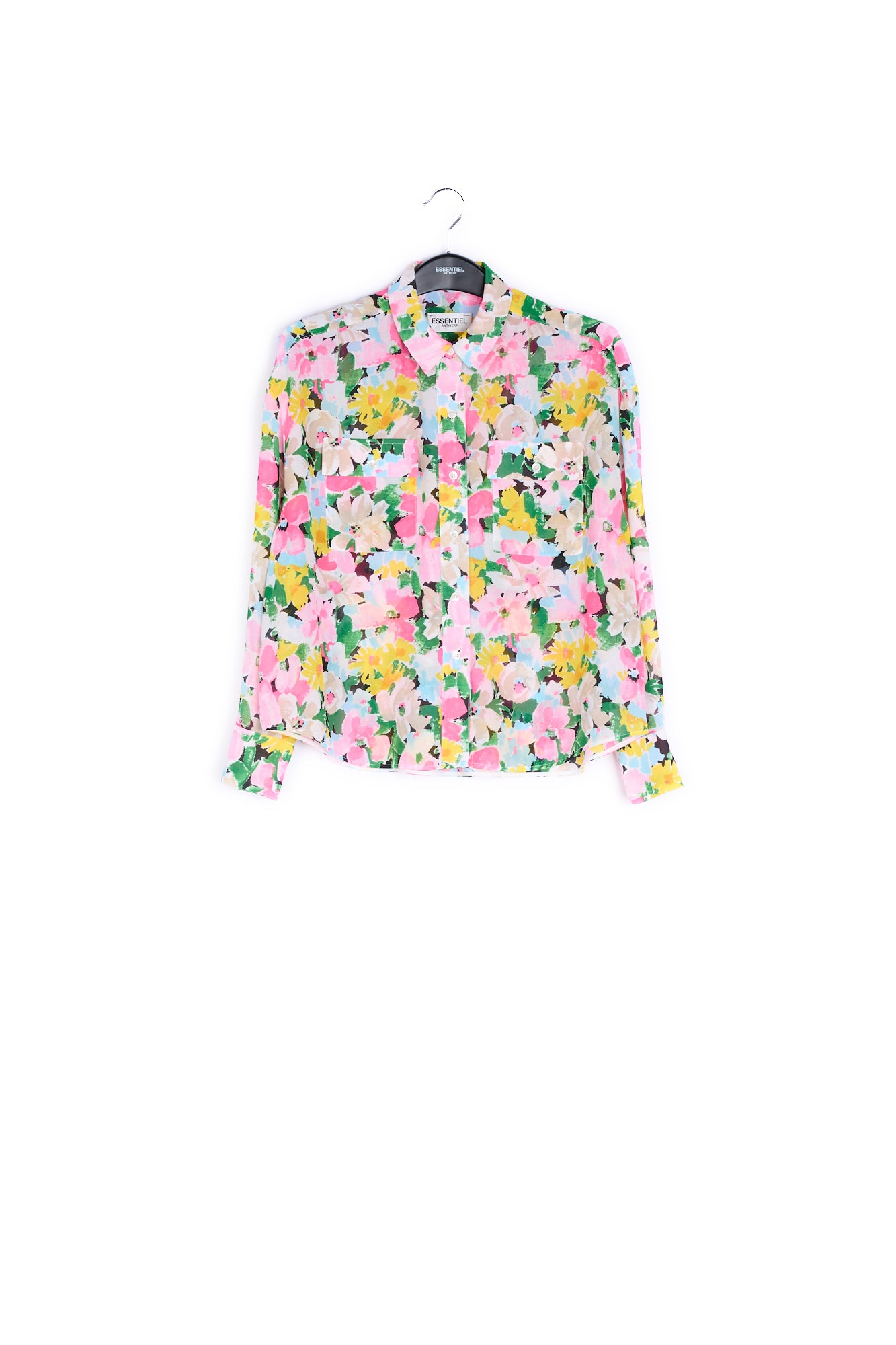 Multicolored floral-print shirt RE—SSENTIEL | Essentiel second hand