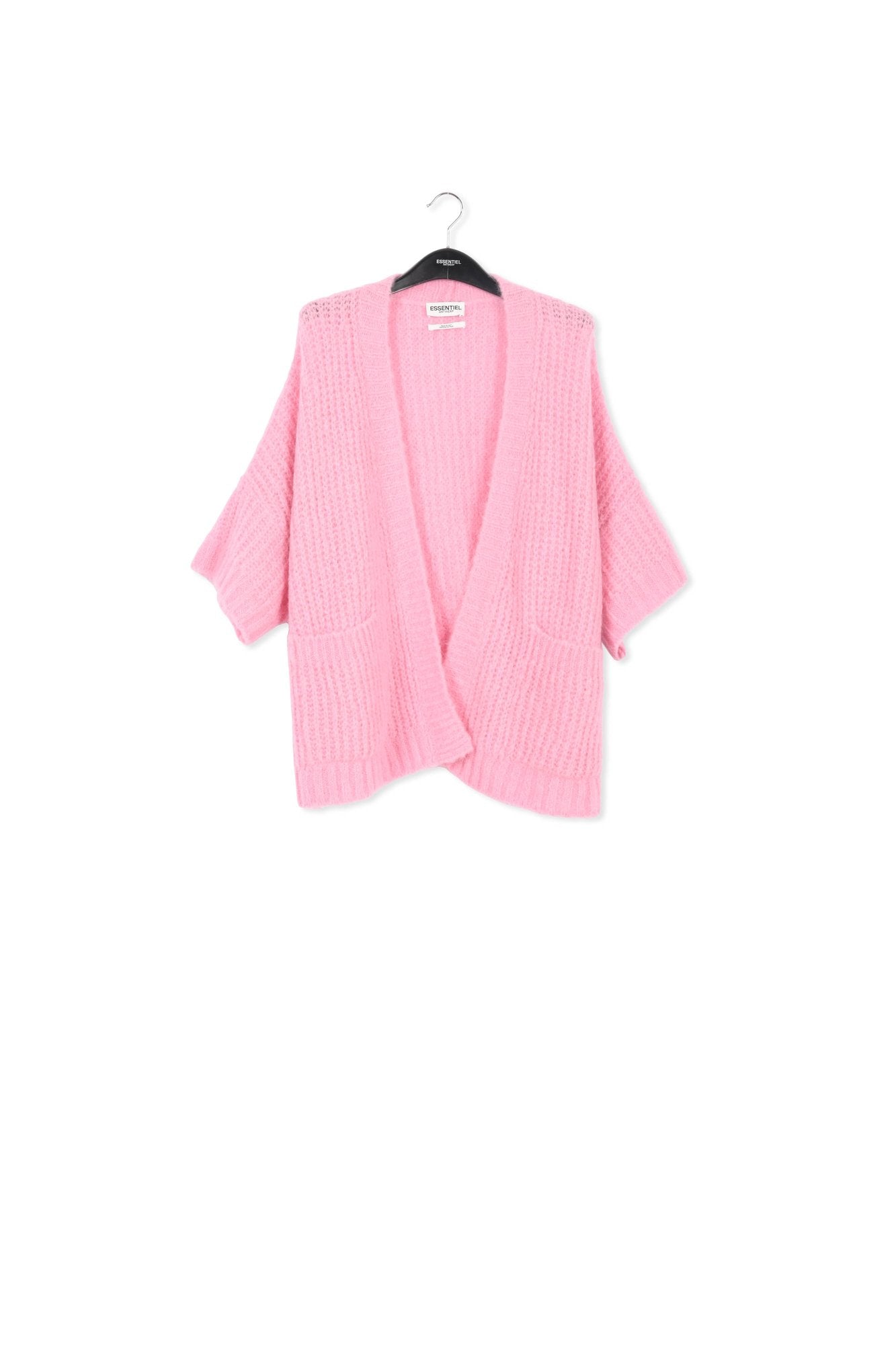 Pink boxy cut cardigan RE—SSENTIEL | Essentiel second hand