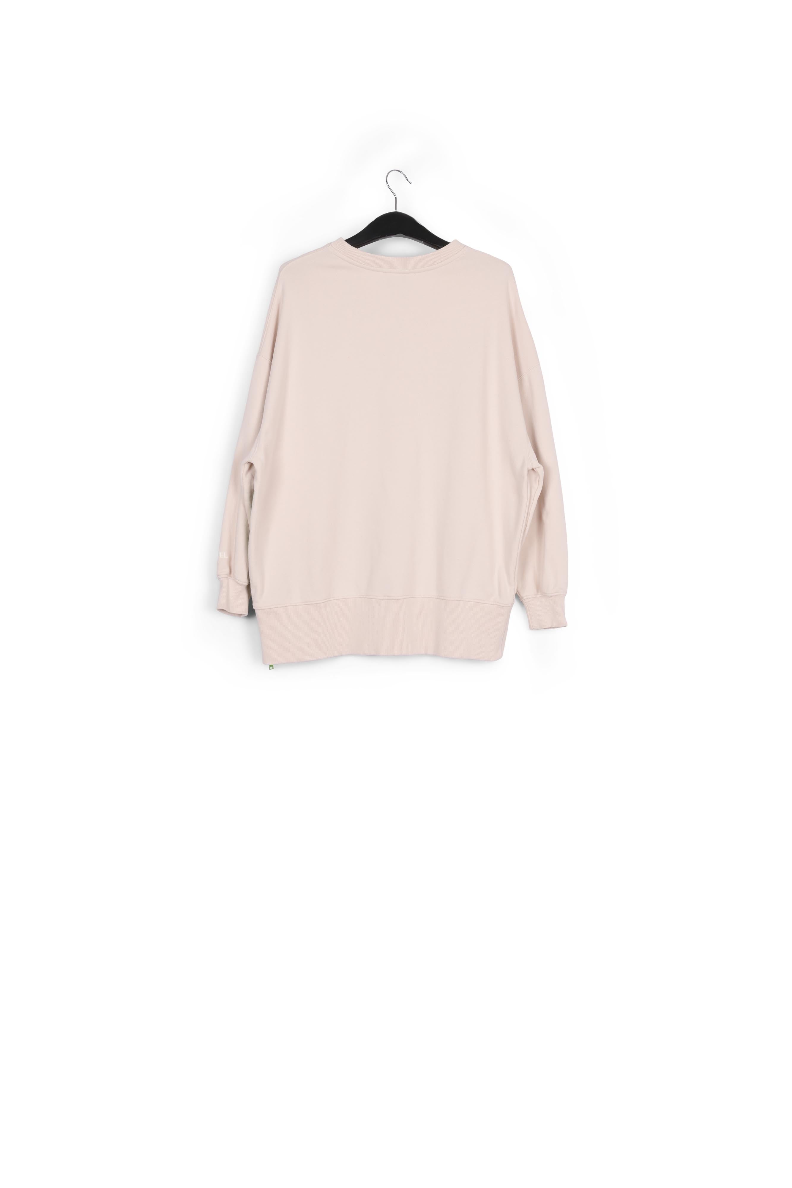 Sweat boxy en coton bio blanc cassé RE—SSENTIEL | Essentiel second hand