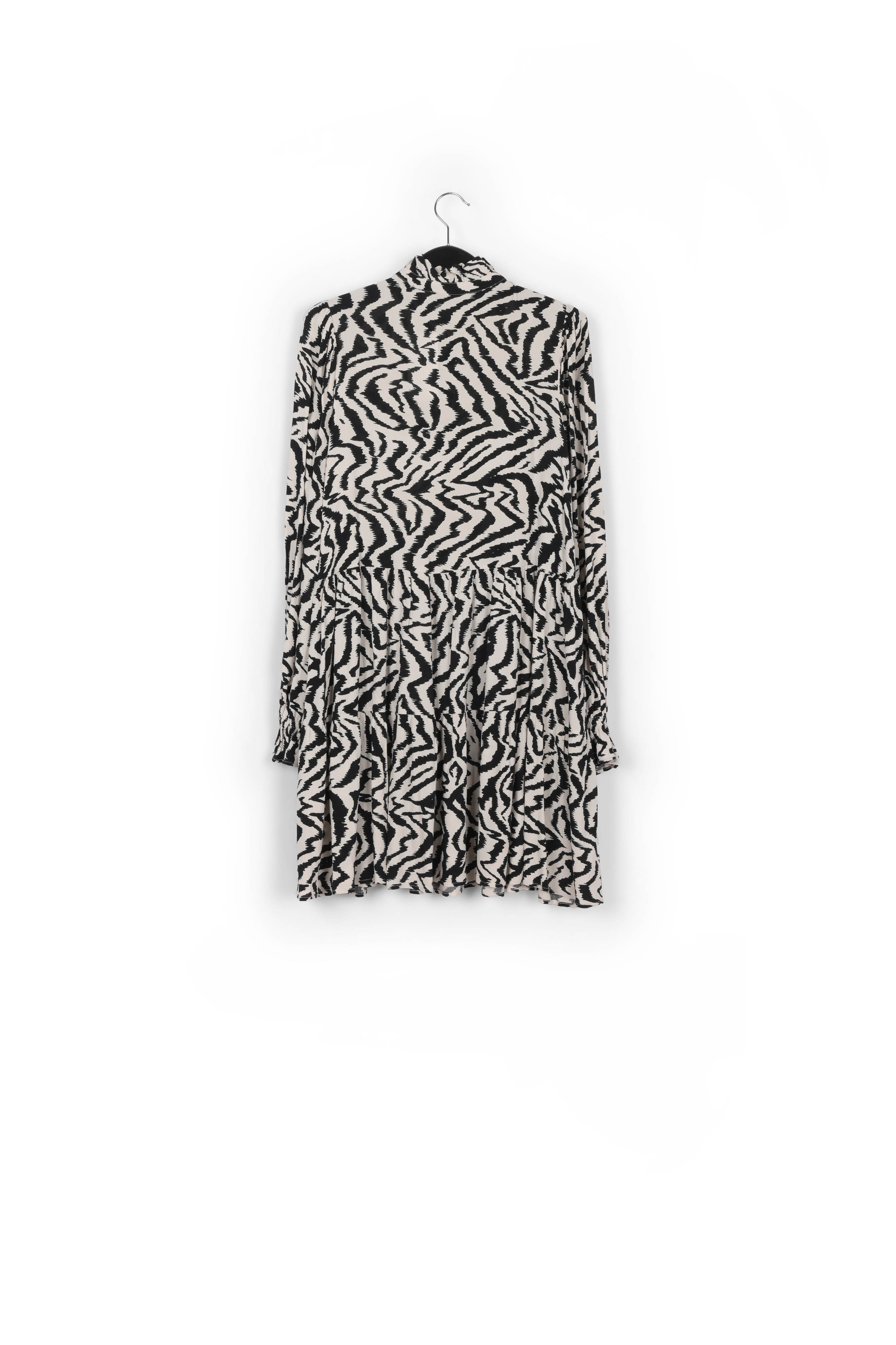 Zebra print and dots A-line mini dress RE—SSENTIEL | Essentiel second hand