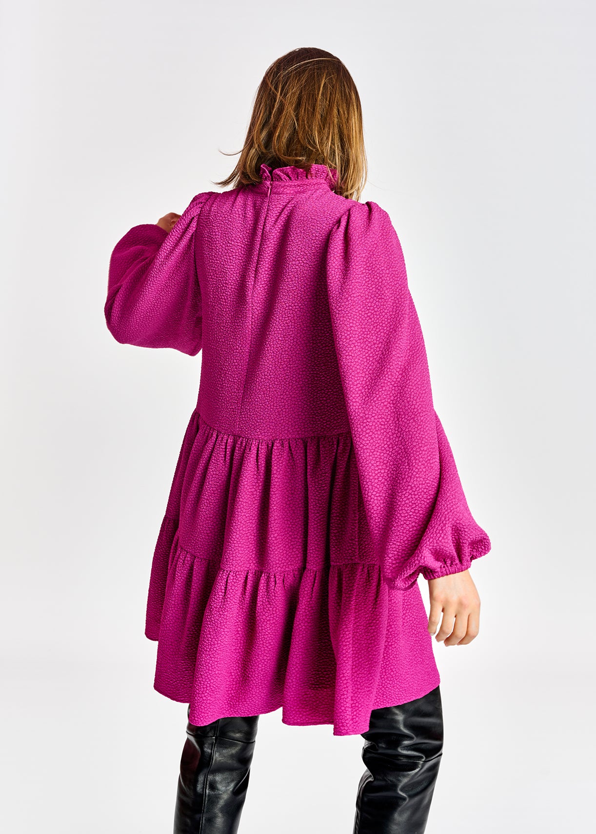 Agonize ruffle collar dress RE—SSENTIEL | Essentiel second hand