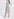 Light blue midi-length print dress Faume - seconde main