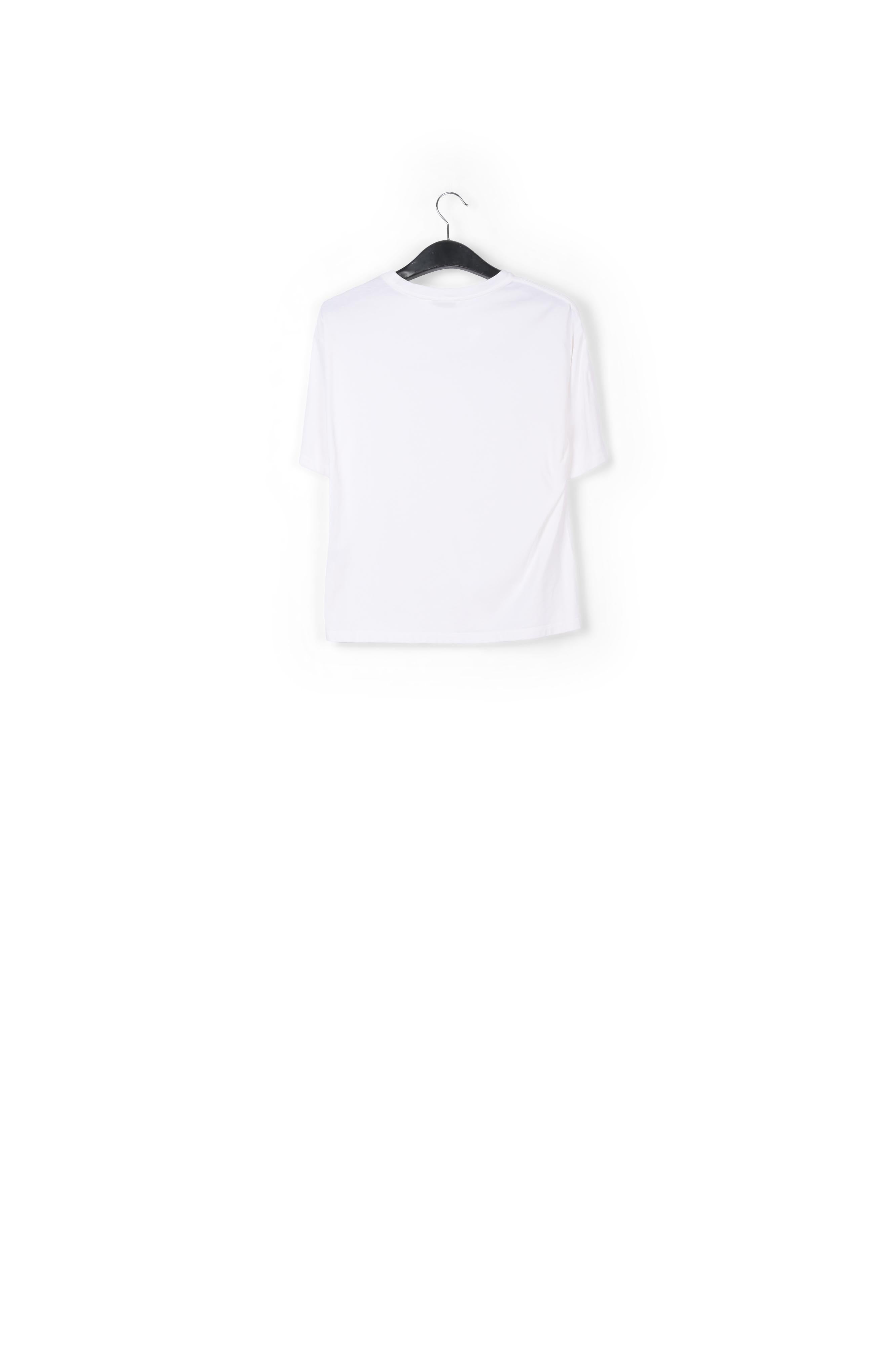 Off-white printed cotton-jersey t-shirt RE—SSENTIEL | Essentiel second hand