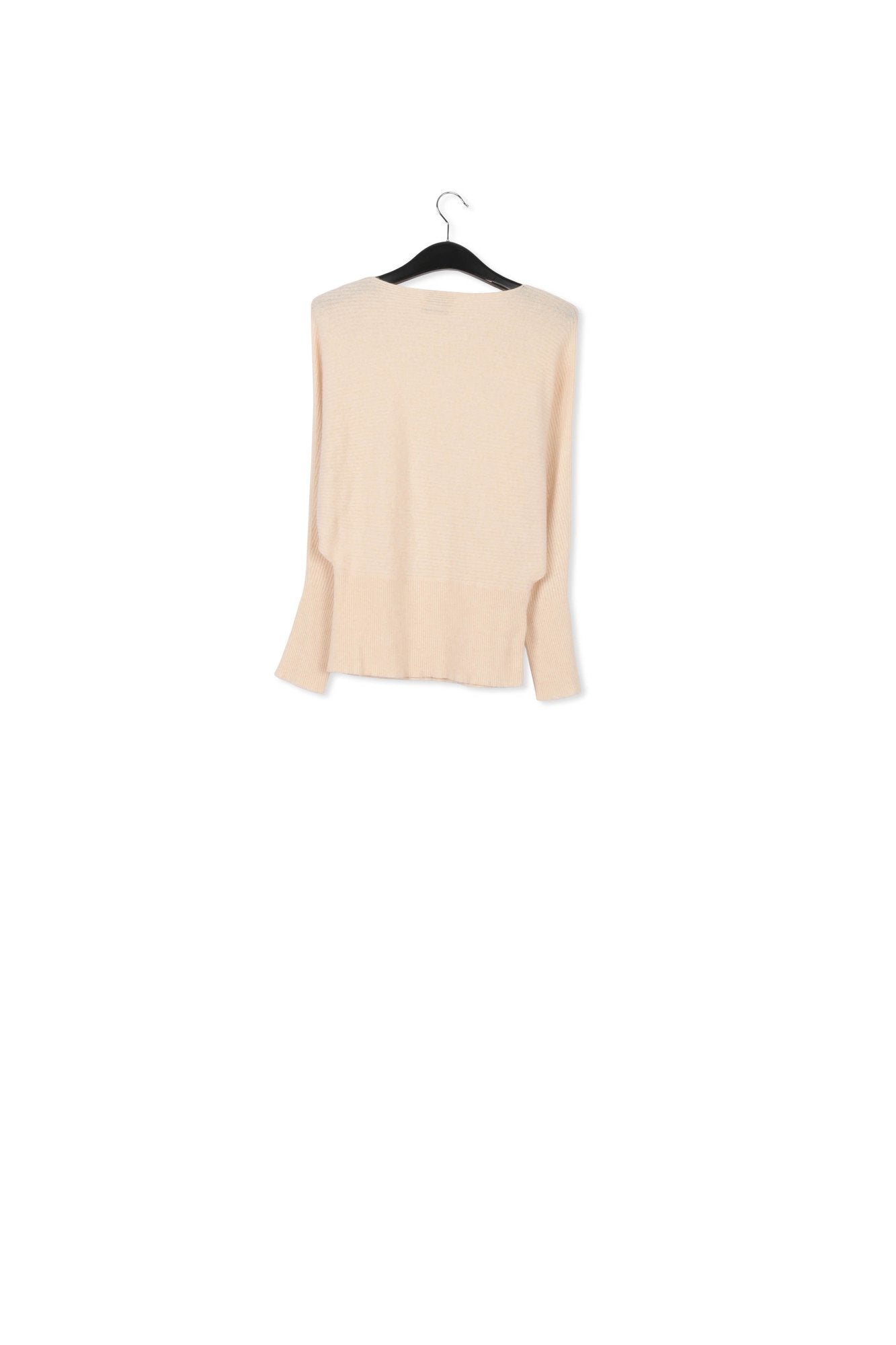 Pull en tricot écru à manches chauve-souris RE—SSENTIEL | Essentiel second hand