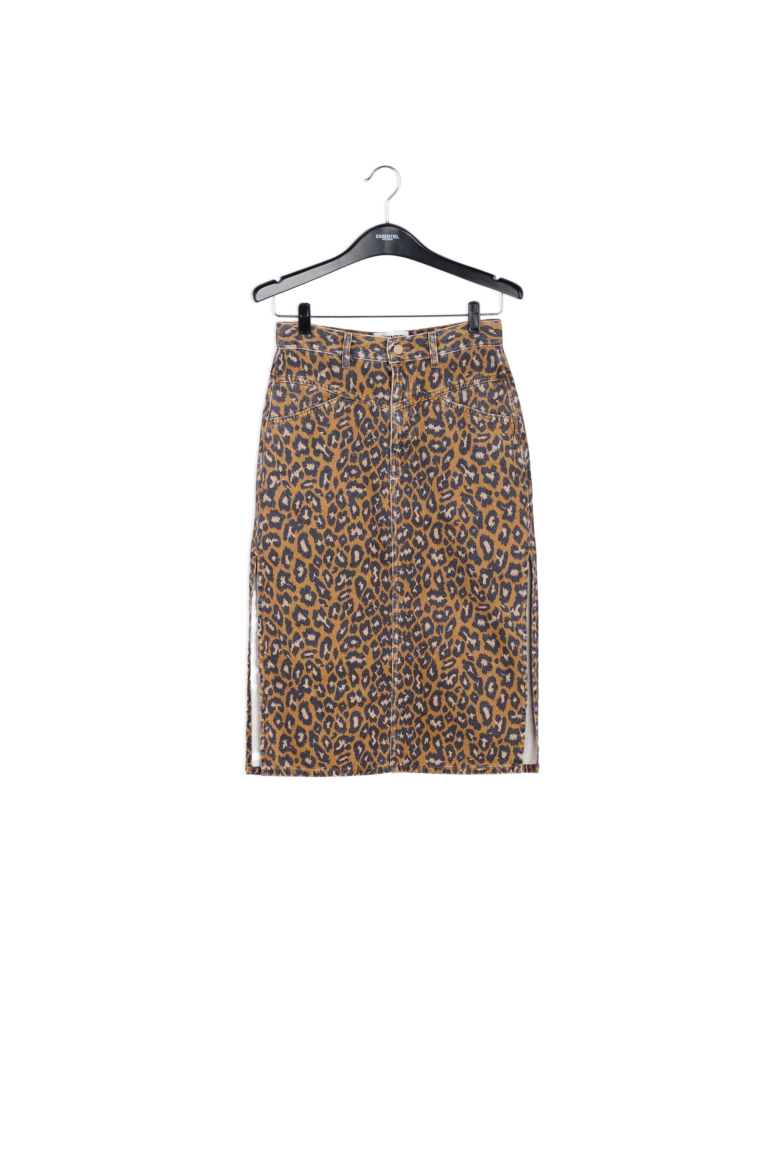 Print Denim miniskirt RE—SSENTIEL | Essentiel second hand