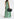 Mint green halter neck maxi dress with tiger print Faume - seconde main