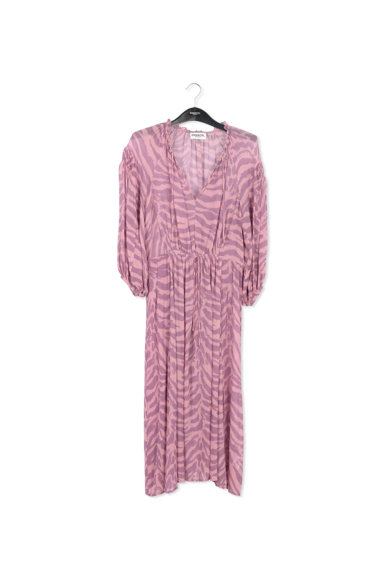 Maxi robe à  imprimé zèbre lilas RE—SSENTIEL | Essentiel second hand