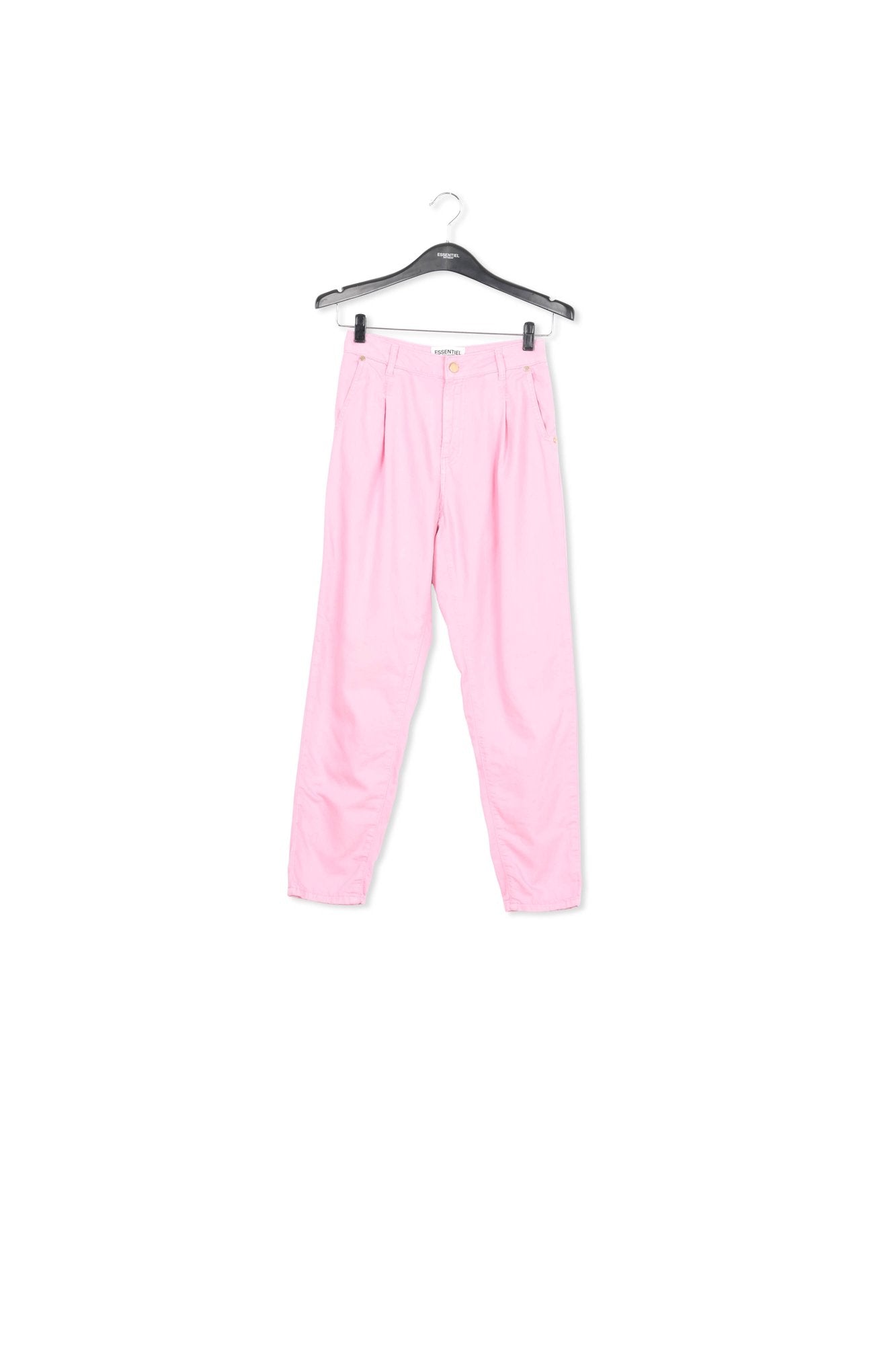 Light pink loose-fit denim pants RE—SSENTIEL | Essentiel second hand