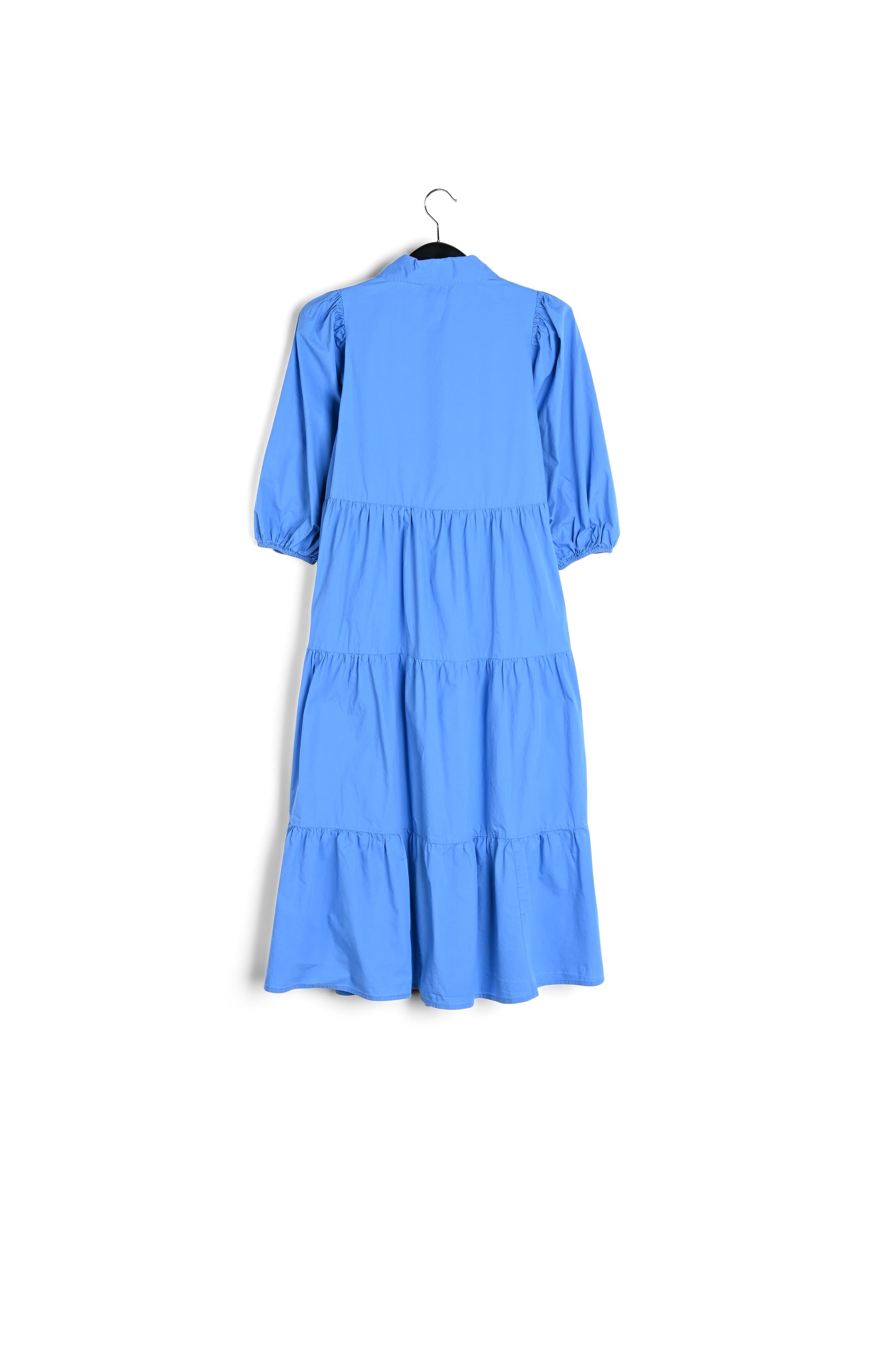 Voluminous light blue A-line shirt dress RE—SSENTIEL | Essentiel second hand