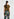 Khaki green linen relaxed-fit T-shirt Faume - seconde main