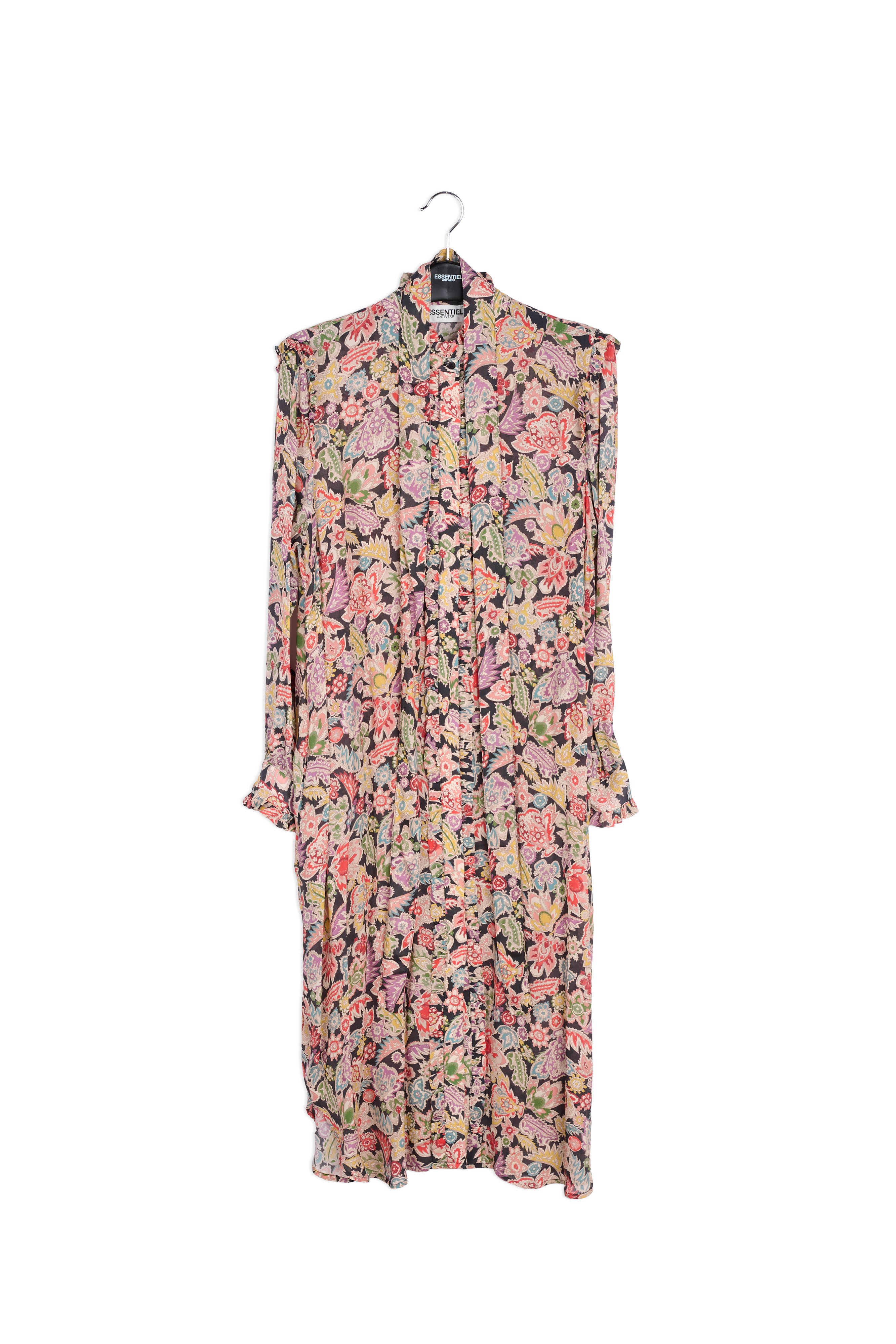 Long mulitcolored shirt dress RE—SSENTIEL | Essentiel second hand