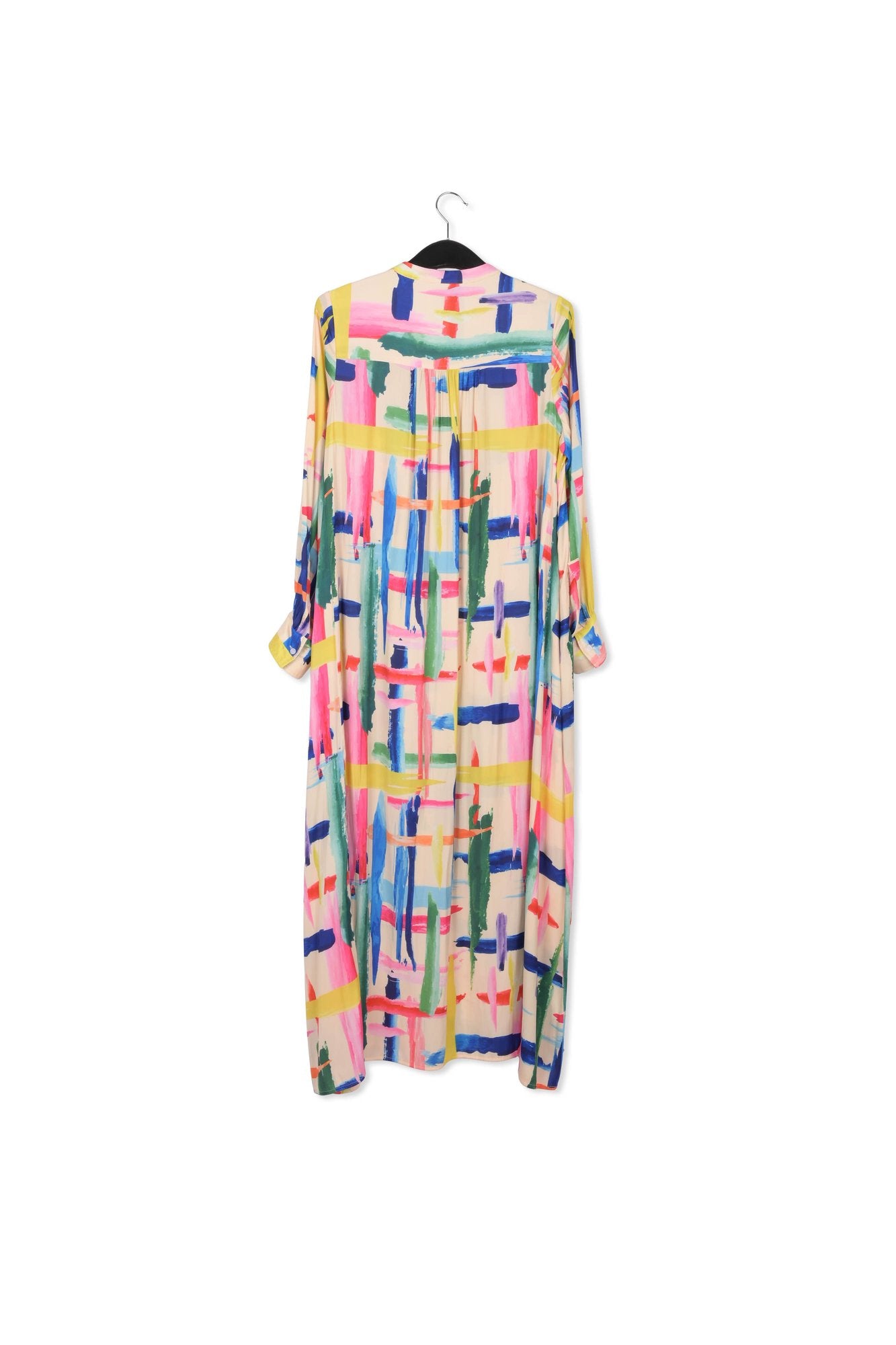 Multicolored graphic striped shirt dress RE—SSENTIEL | Essentiel second hand