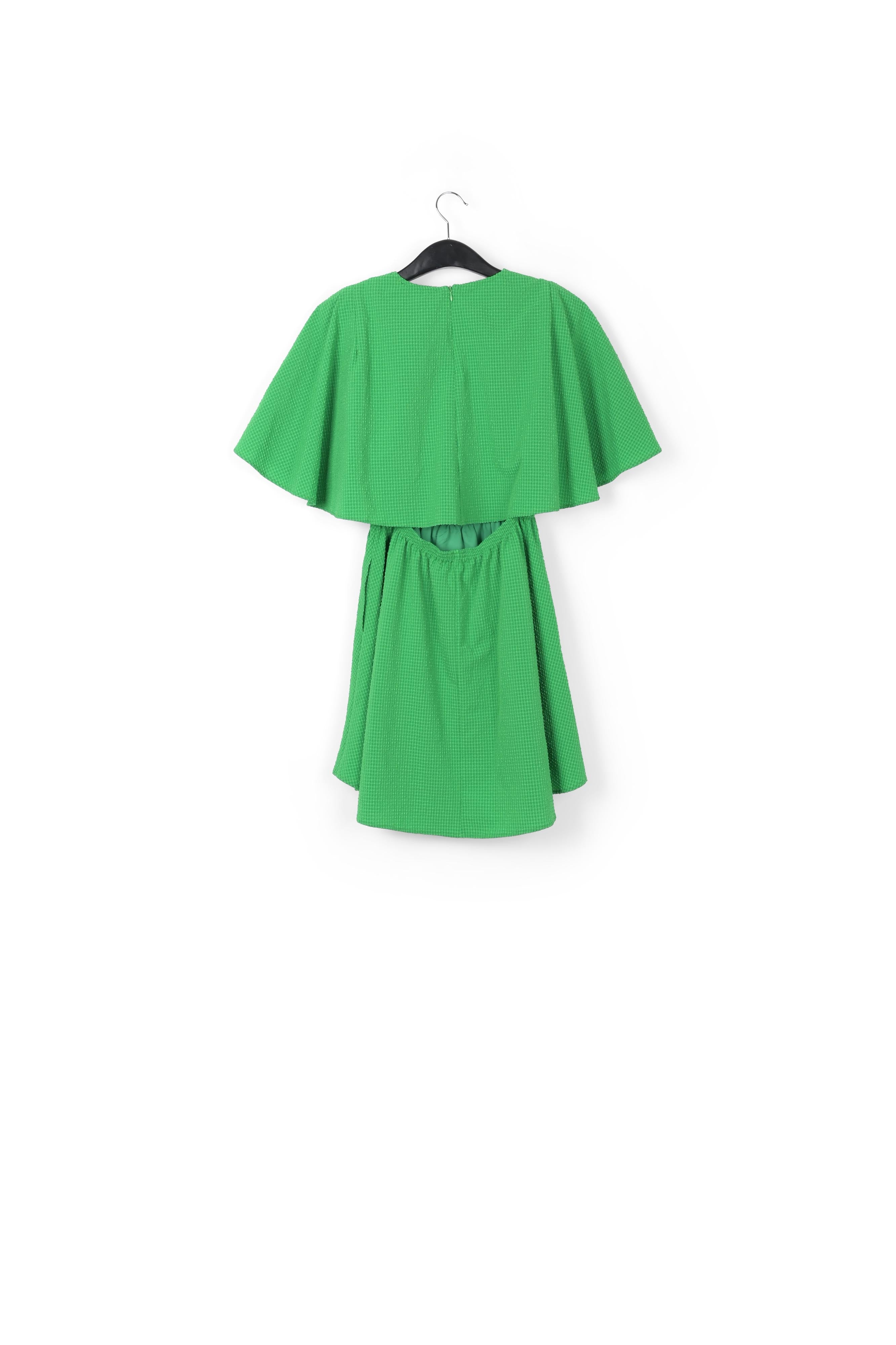 Mini-robe verte à manches cape RE—SSENTIEL | Essentiel second hand