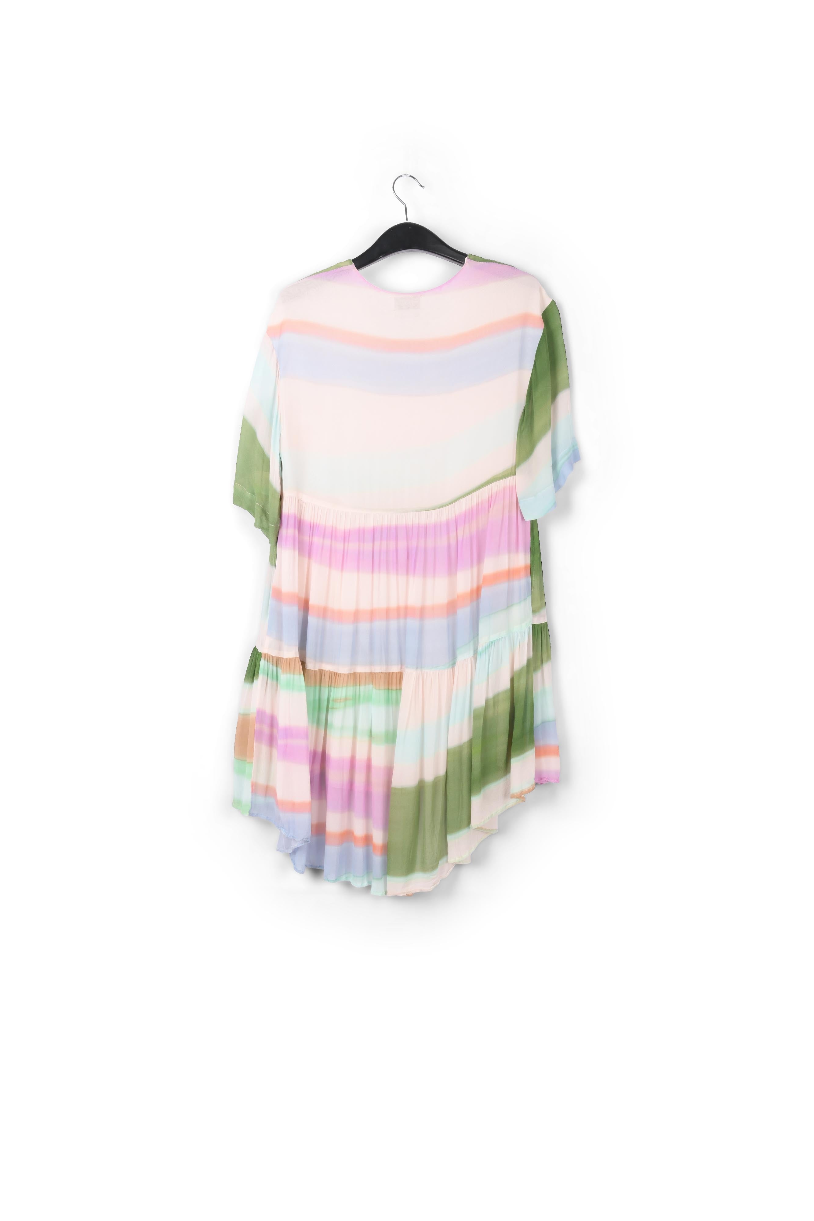Multicolor tiered mini dress RE—SSENTIEL | Essentiel second hand