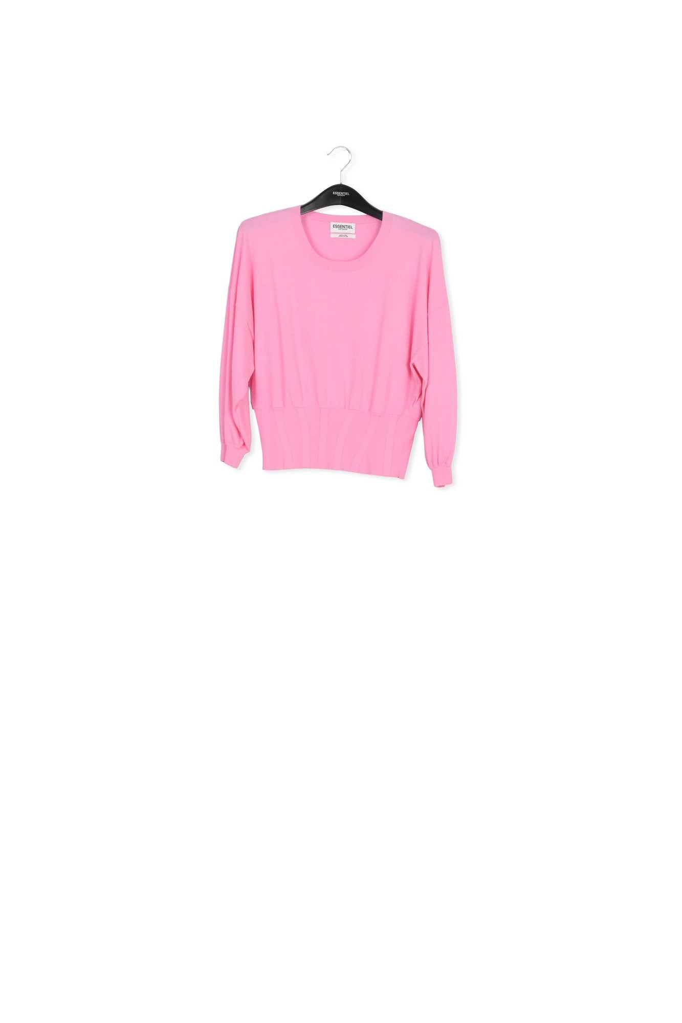 Pull rose clair à taille cintrée RE—SSENTIEL | Essentiel second hand