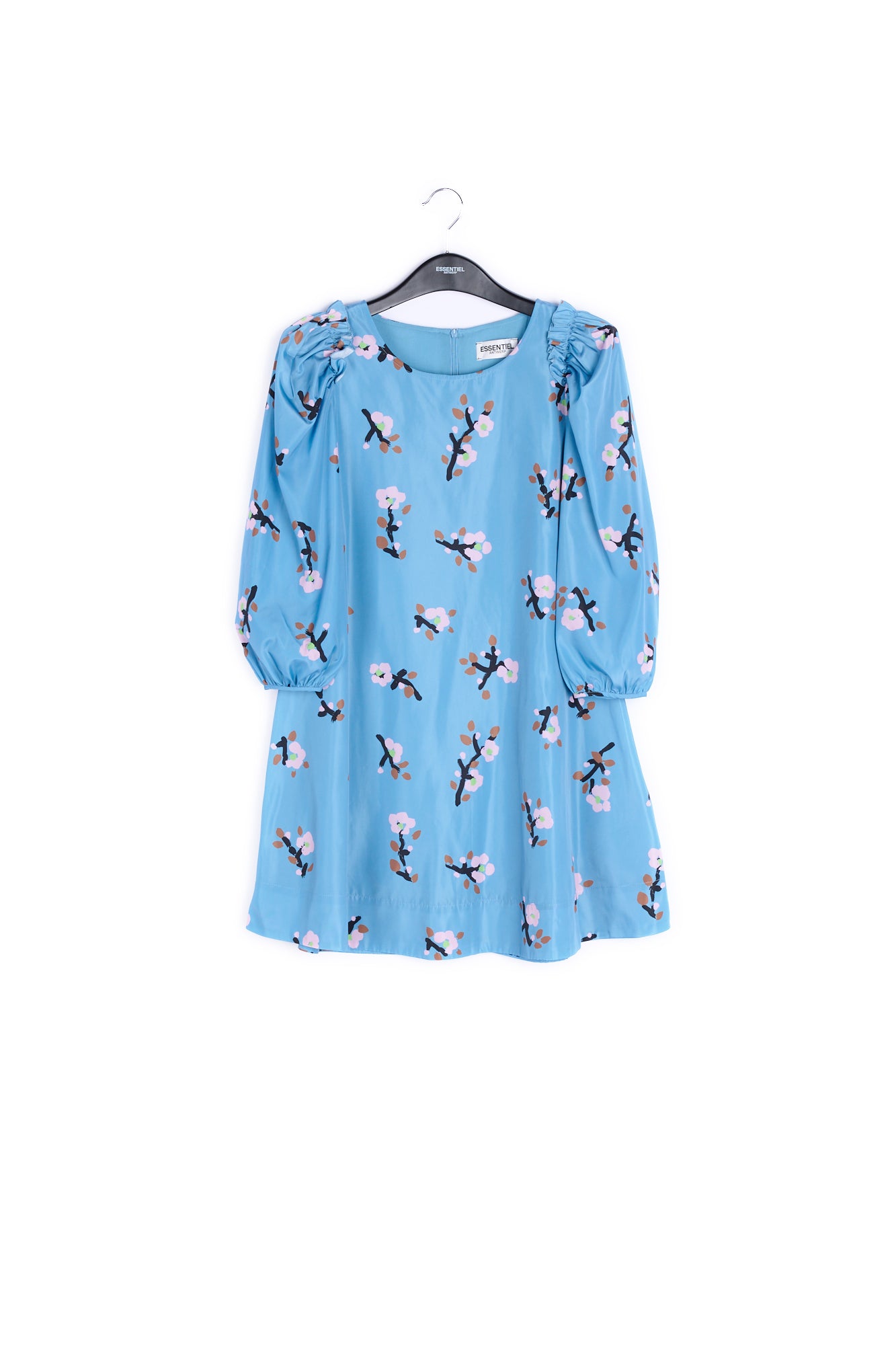 Light blue a-line mini dress RE—SSENTIEL | Essentiel second hand