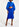 Blue high-waisted pencil skirt Faume - seconde main