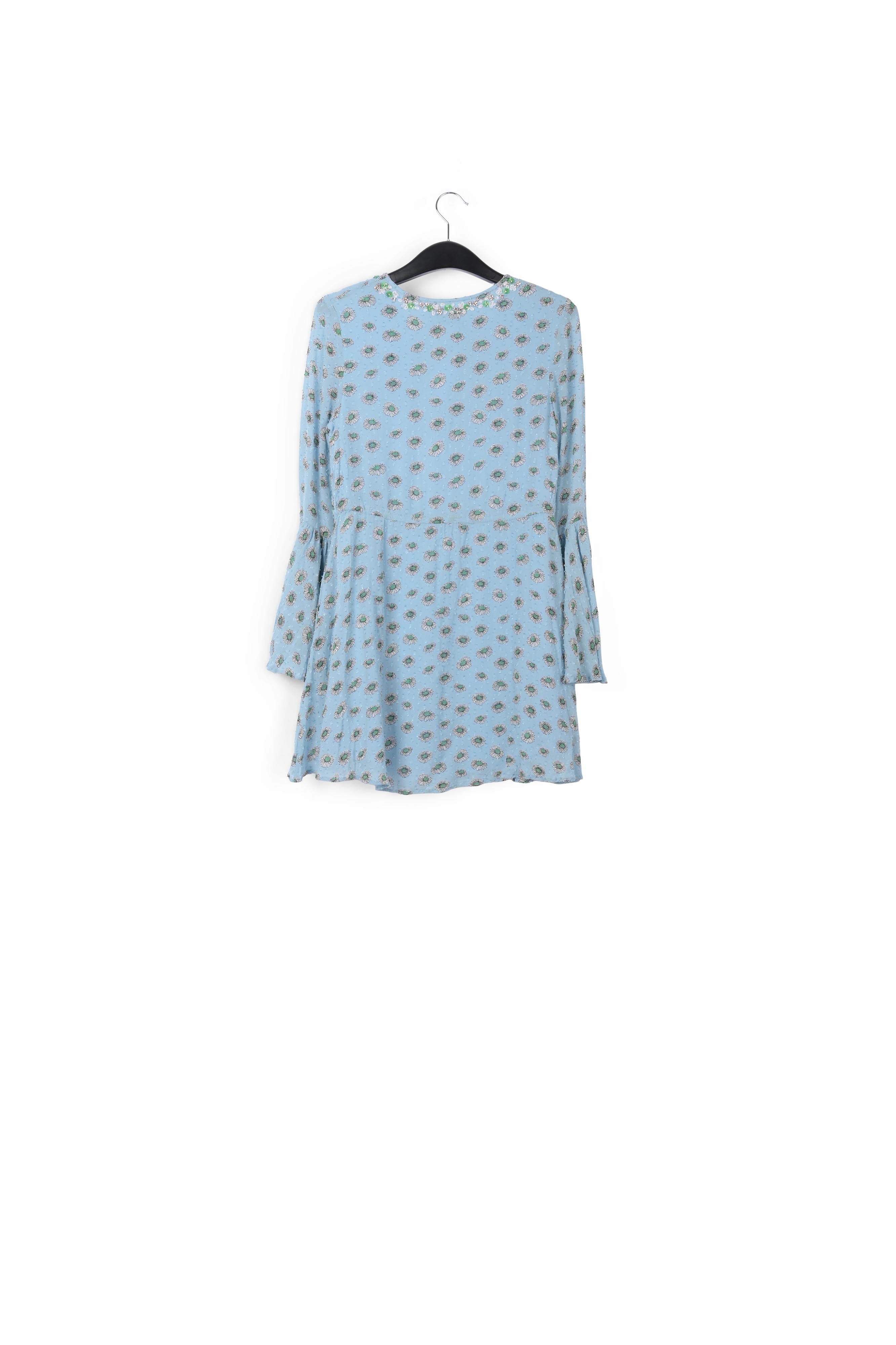 Mini-robe avec encolure v et imprimé RE—SSENTIEL | Essentiel second hand