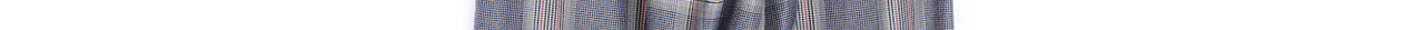 Pantalon tartan gris aux jambes larges Faume - seconde main